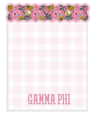 Block Print Sorority Notepads