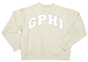 Sorority Twill Mockneck