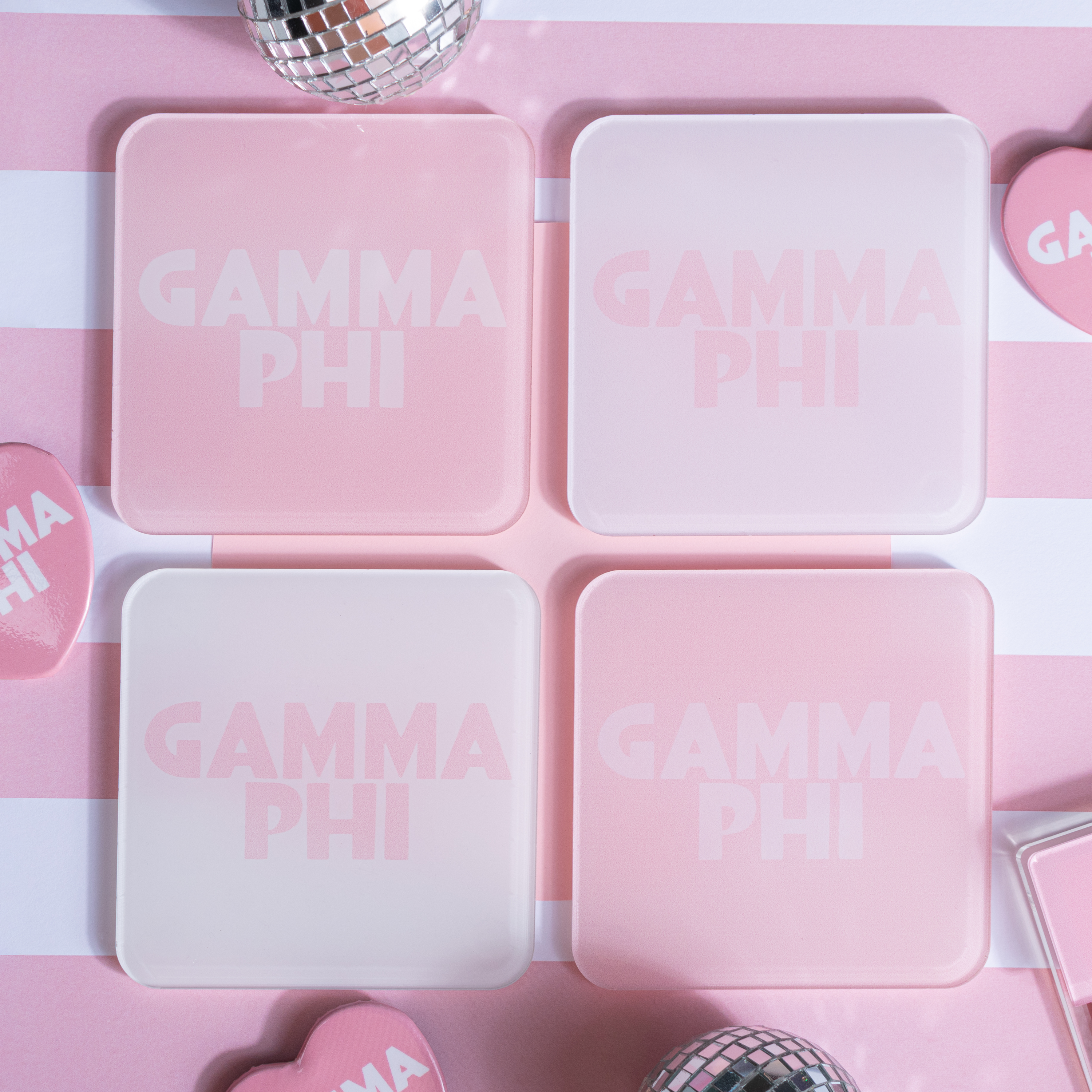 WS - Pop Acrylic Coaster (min qty of 3) $20 / $40