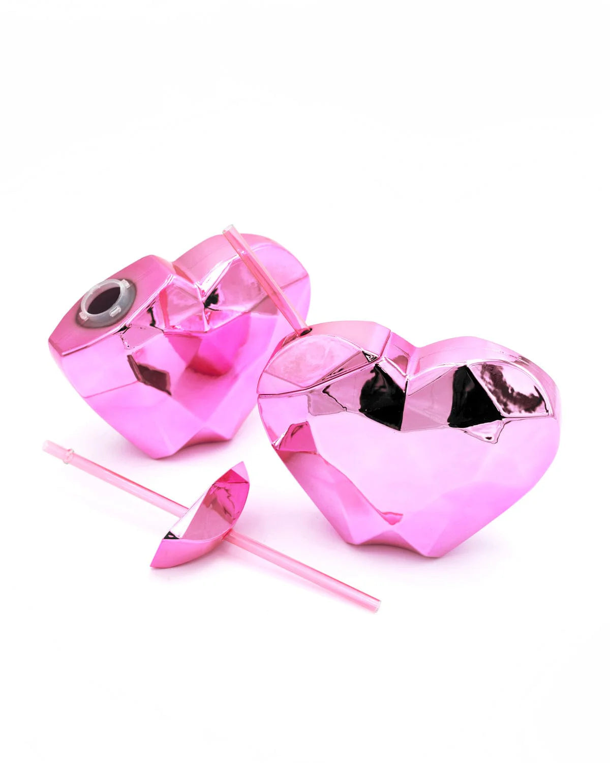 Disco Heart Sipper - Pink
