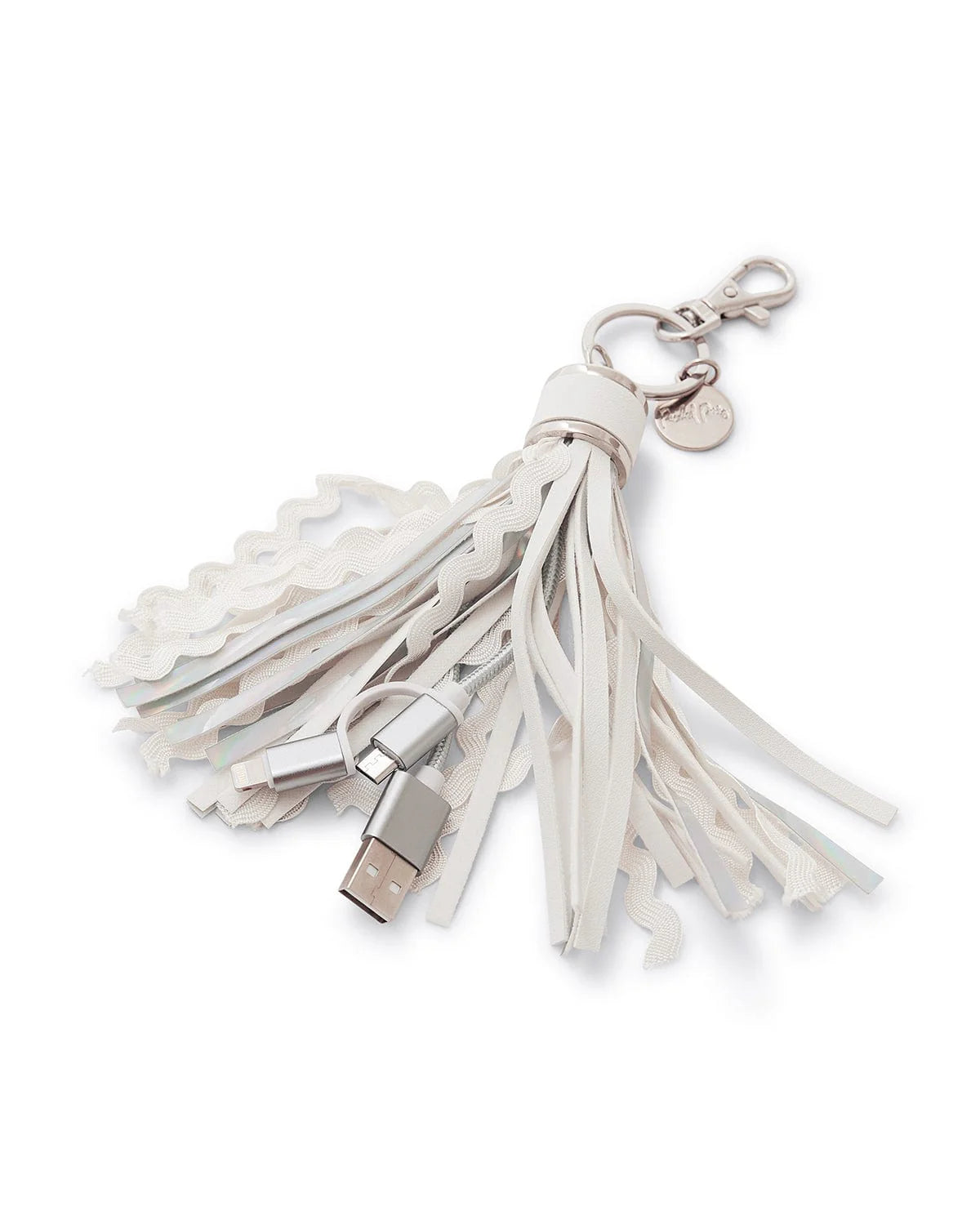 More Metallic Charging Tassel Keychain for IPhone or Android