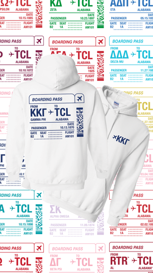 Boarding Pass Hoodie