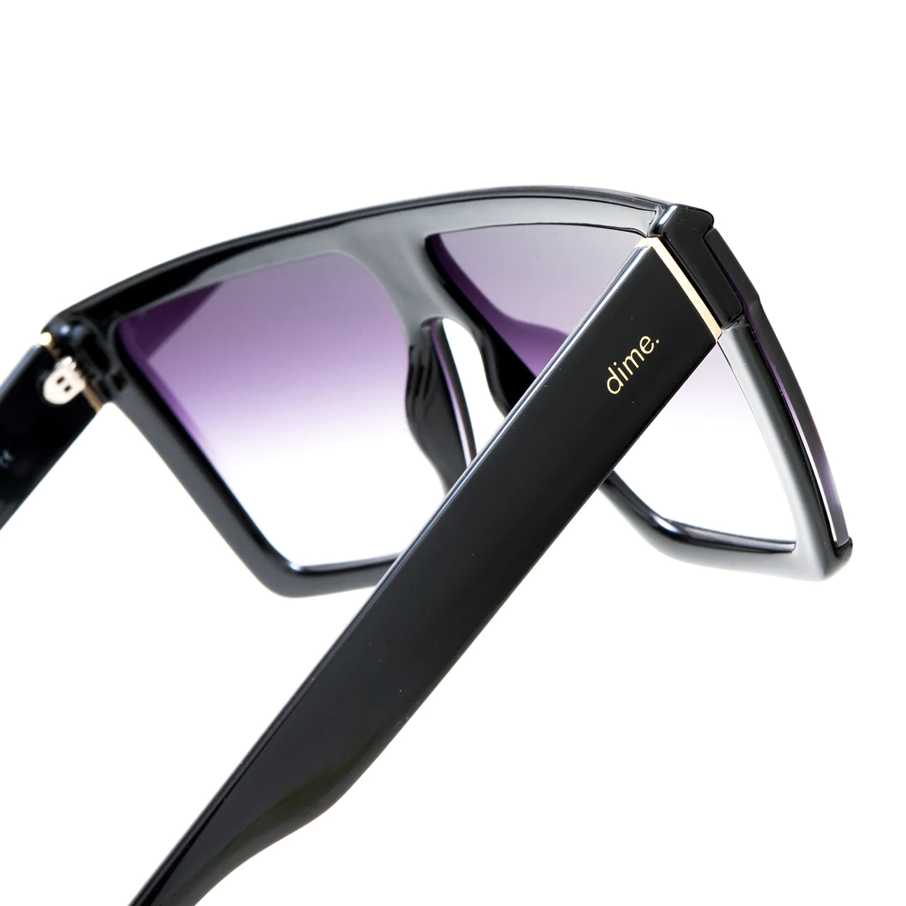 DIME Unlocked Grey Black Sharp Sunglasses