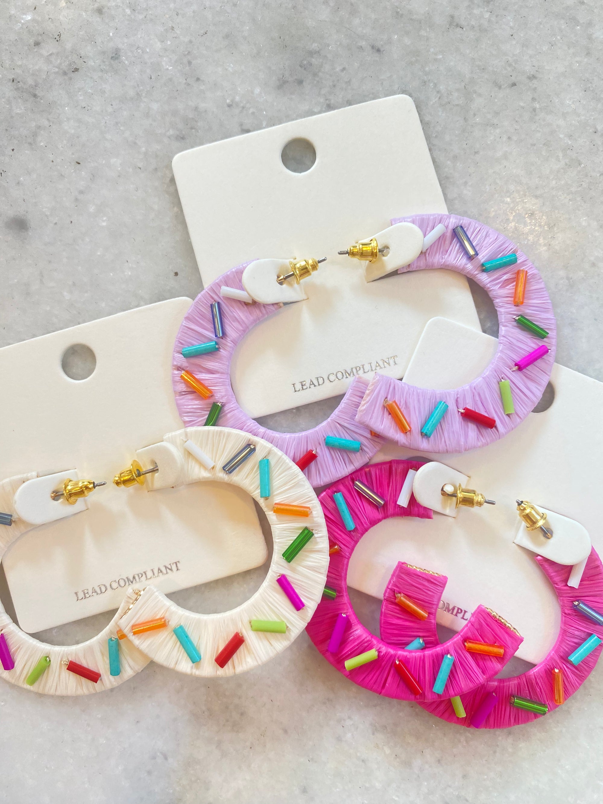 Sprinkle Raffita Hoops