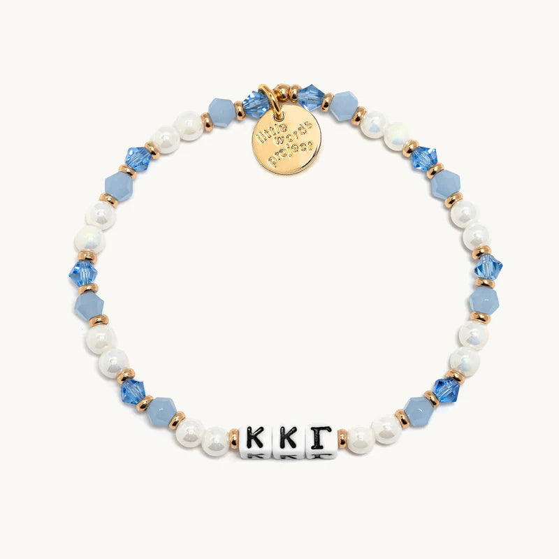 Little Words Project Sorority Beaded Bracelet