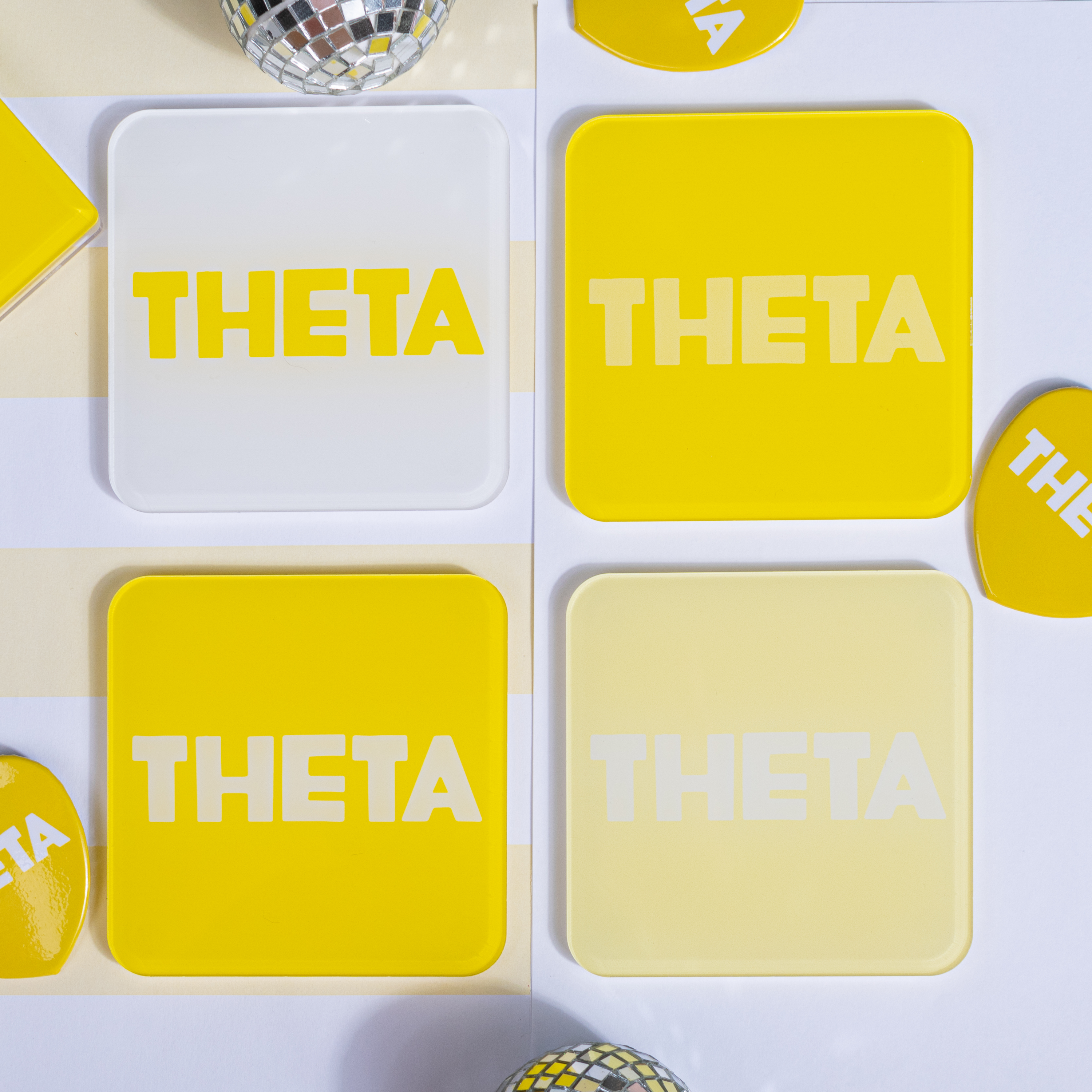 WS - Pop Acrylic Coaster (min qty of 3) $20 / $40