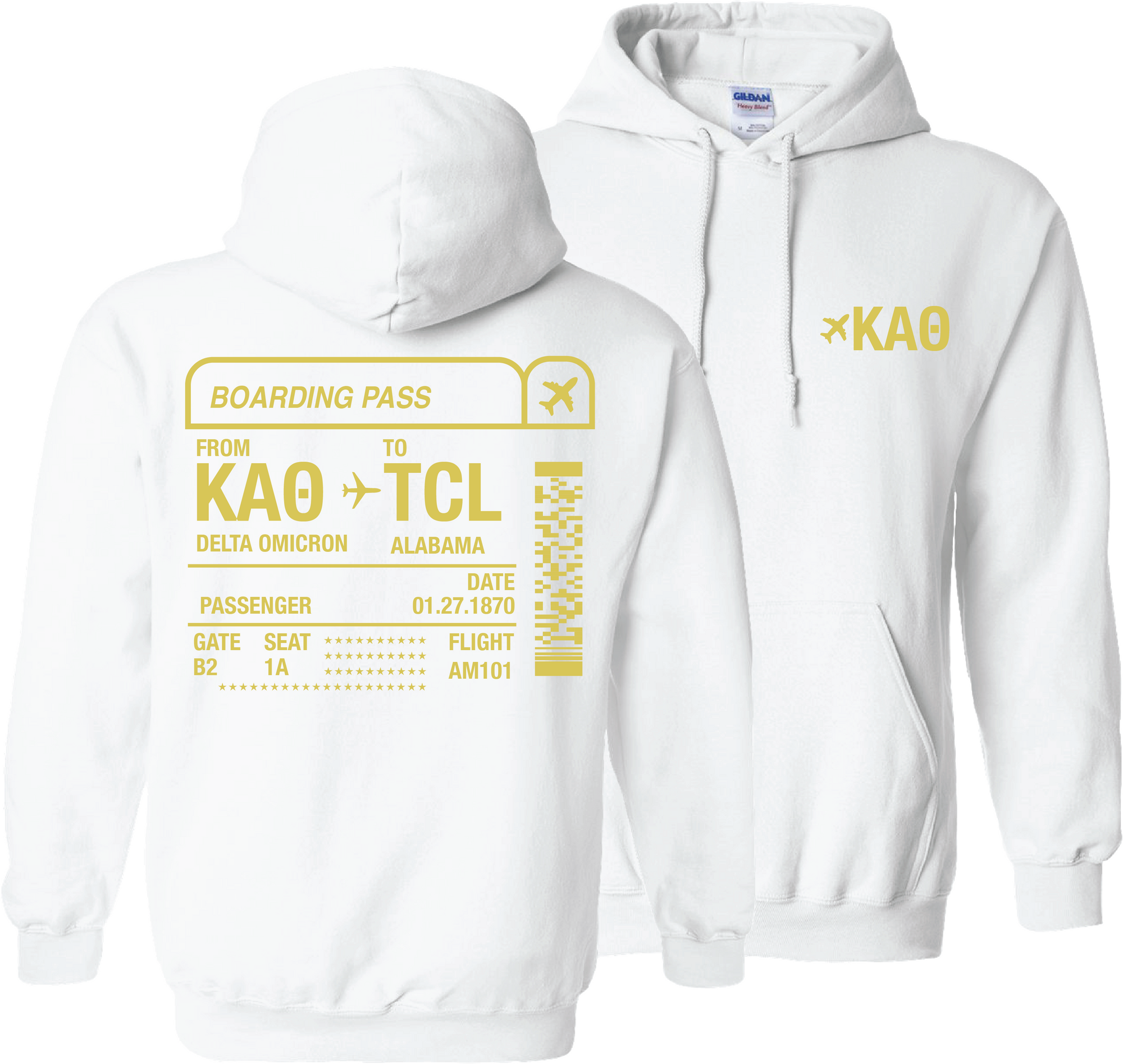 Boarding Pass Hoodie