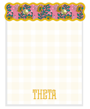 Block Print Sorority Notepads
