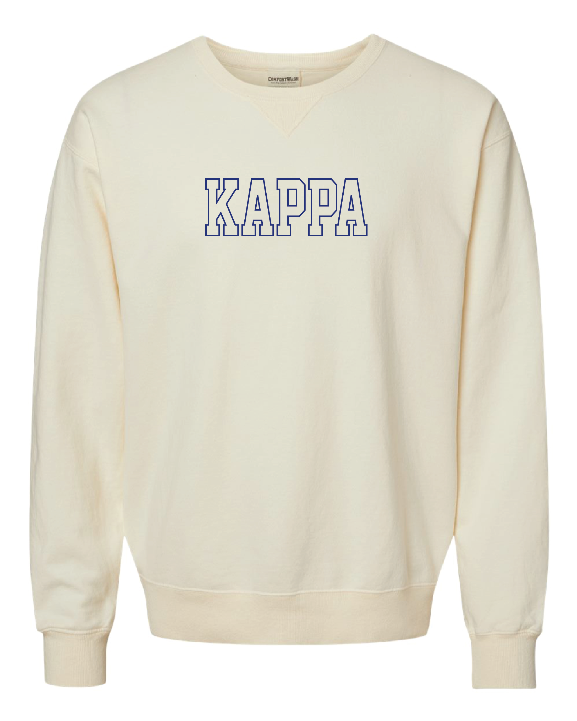 Kappa Block Letter Embroidered Crewneck