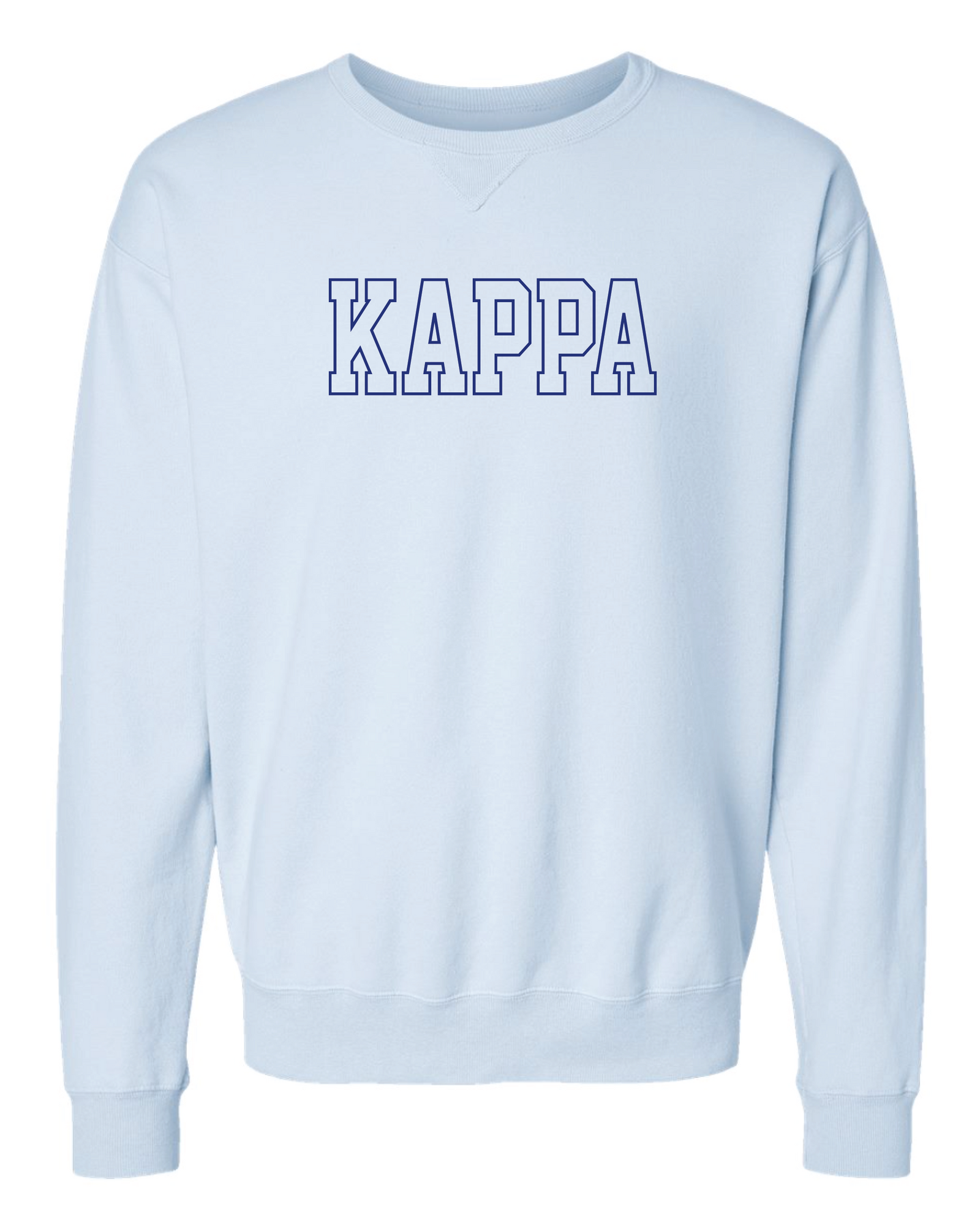 Kappa Block Letter Embroidered Crewneck
