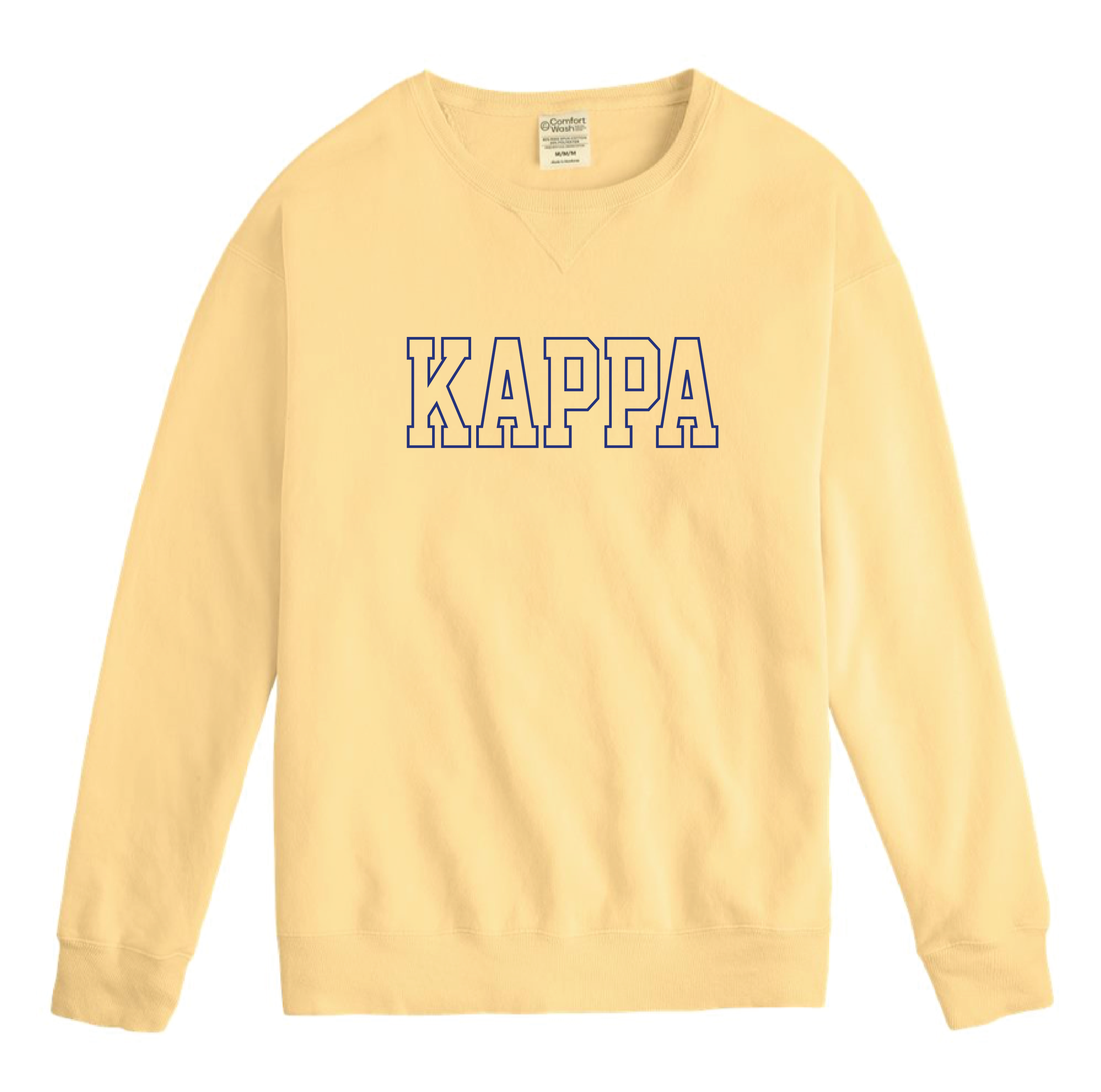 Kappa Block Letter Embroidered Crewneck