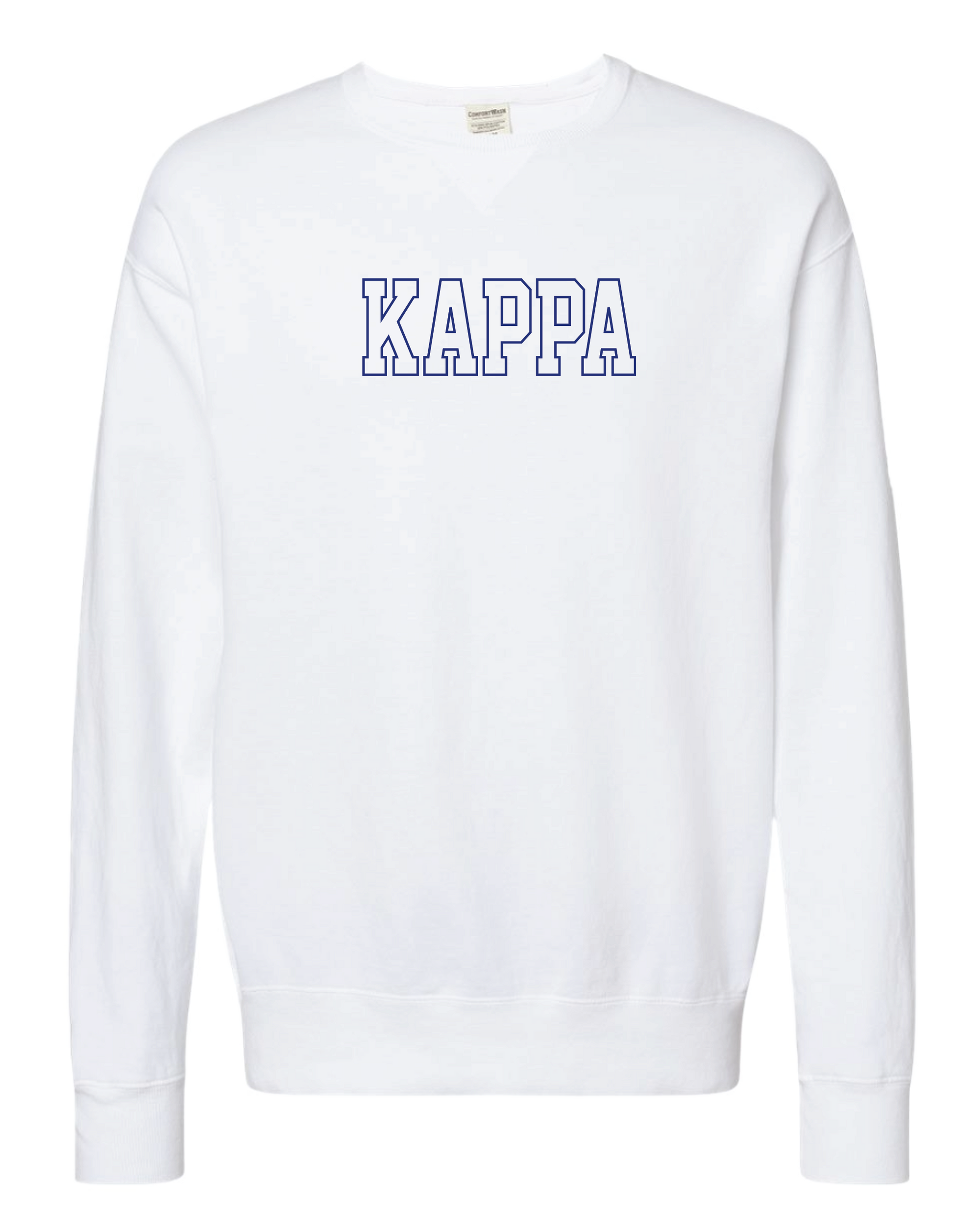 Kappa Block Letter Embroidered Crewneck
