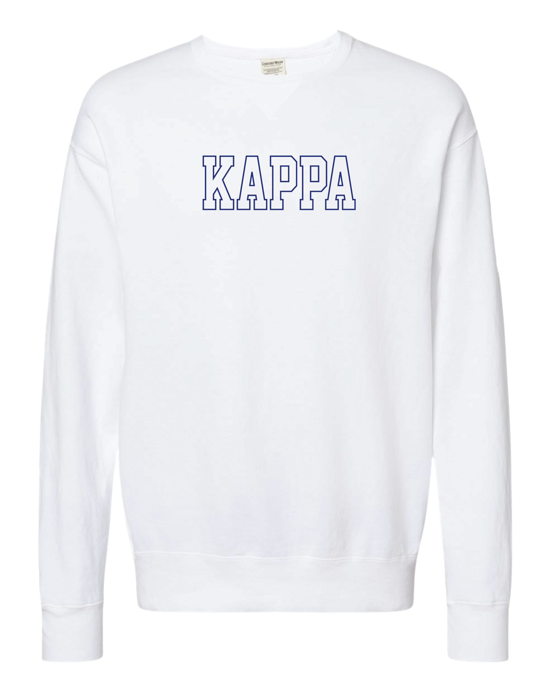Kappa Block Letter Embroidered Crewneck