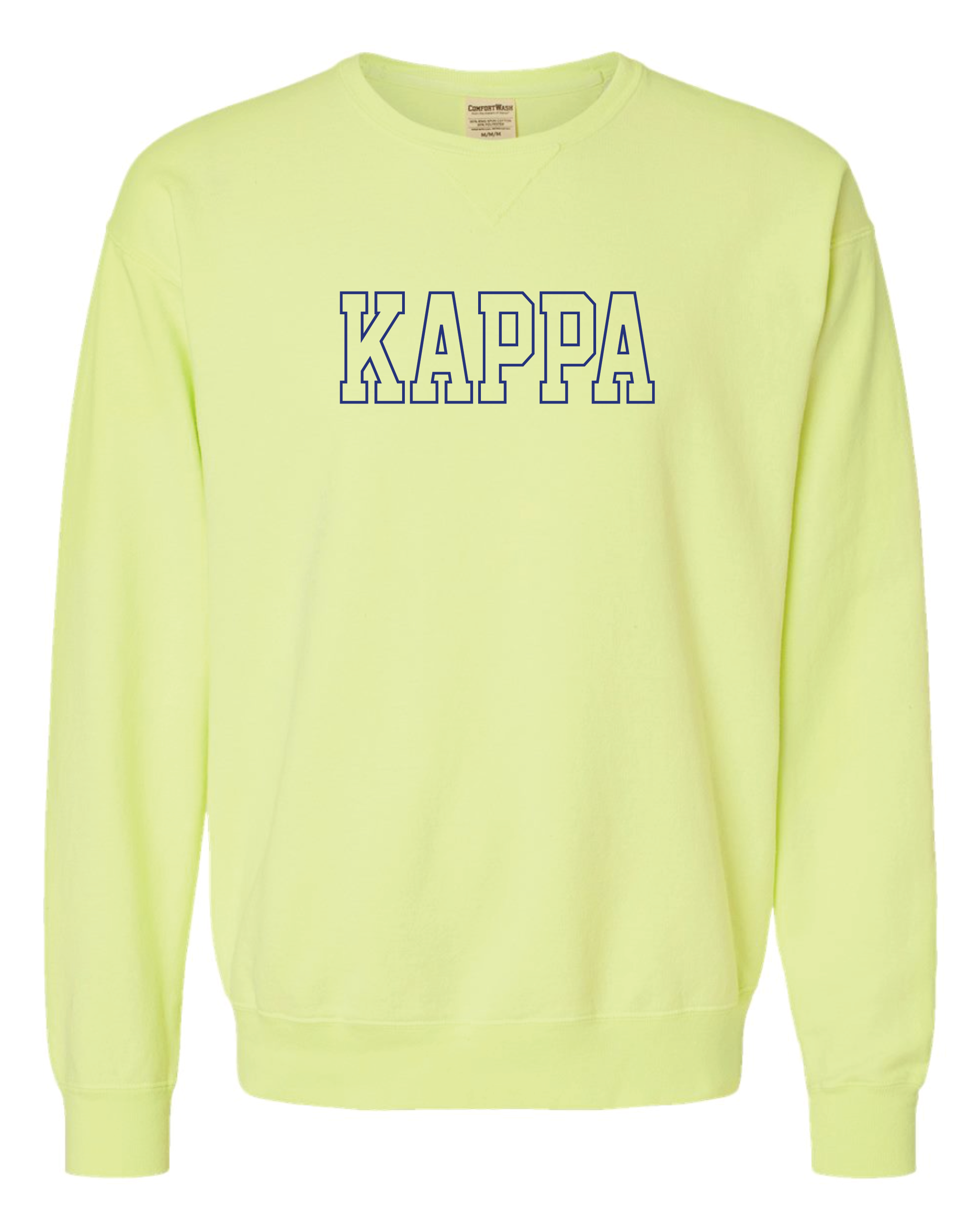 Kappa Block Letter Embroidered Crewneck
