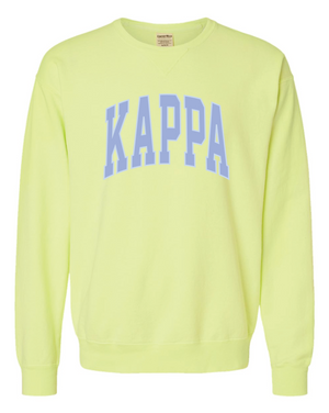 Kappa Varsity Letters Crewneck