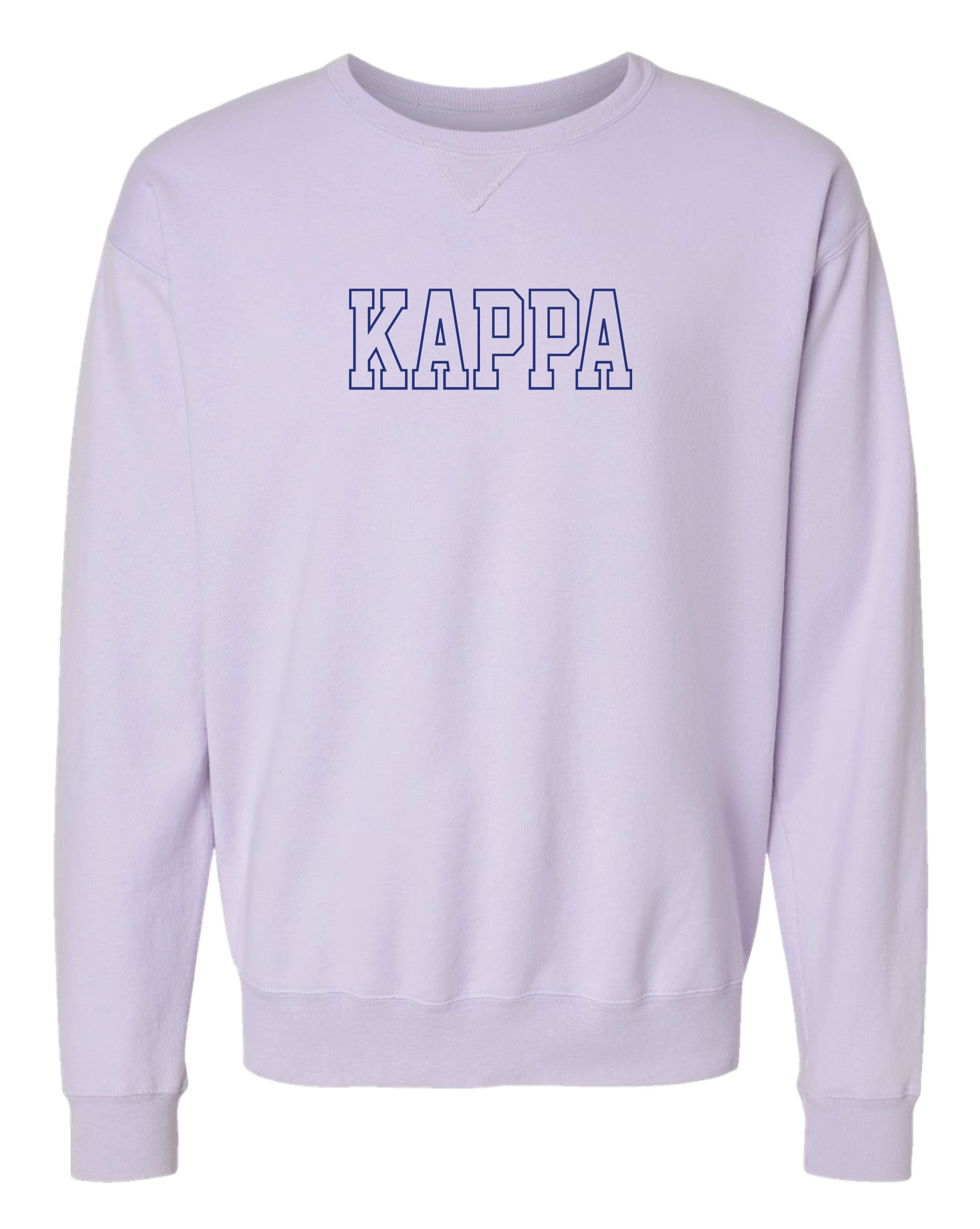 Kappa Block Letter Embroidered Crewneck