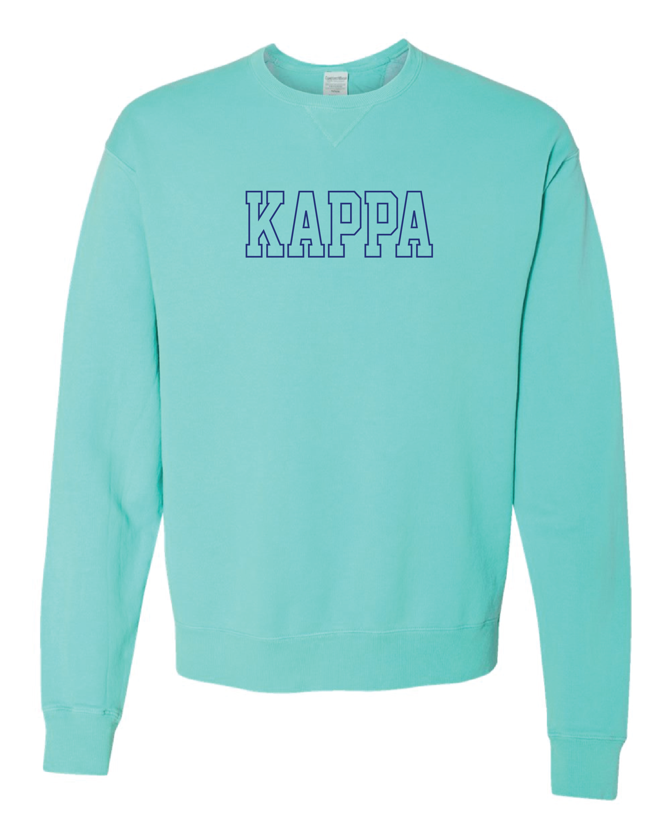 Kappa Block Letter Embroidered Crewneck
