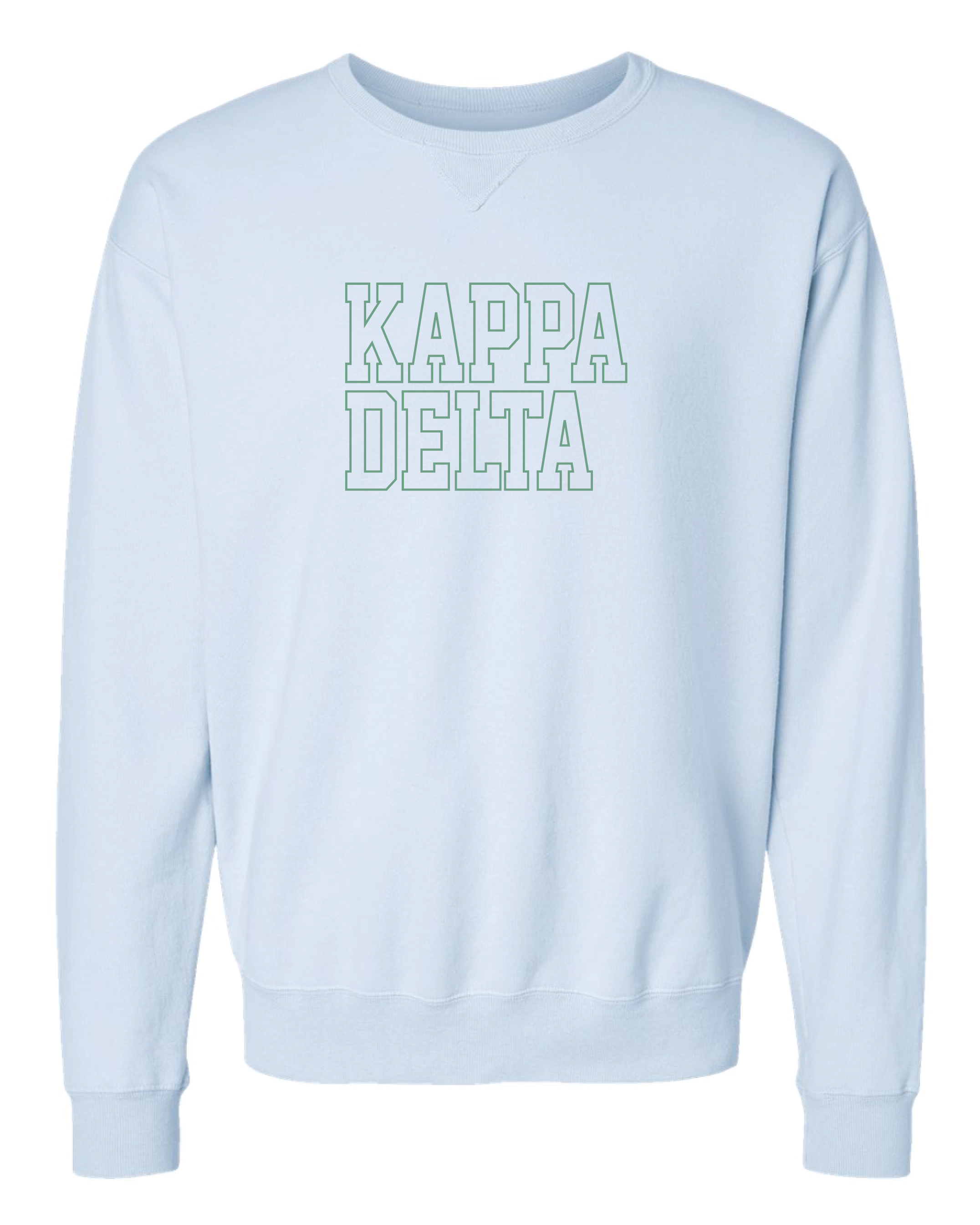 KD Block Letter Embroidered Crewneck