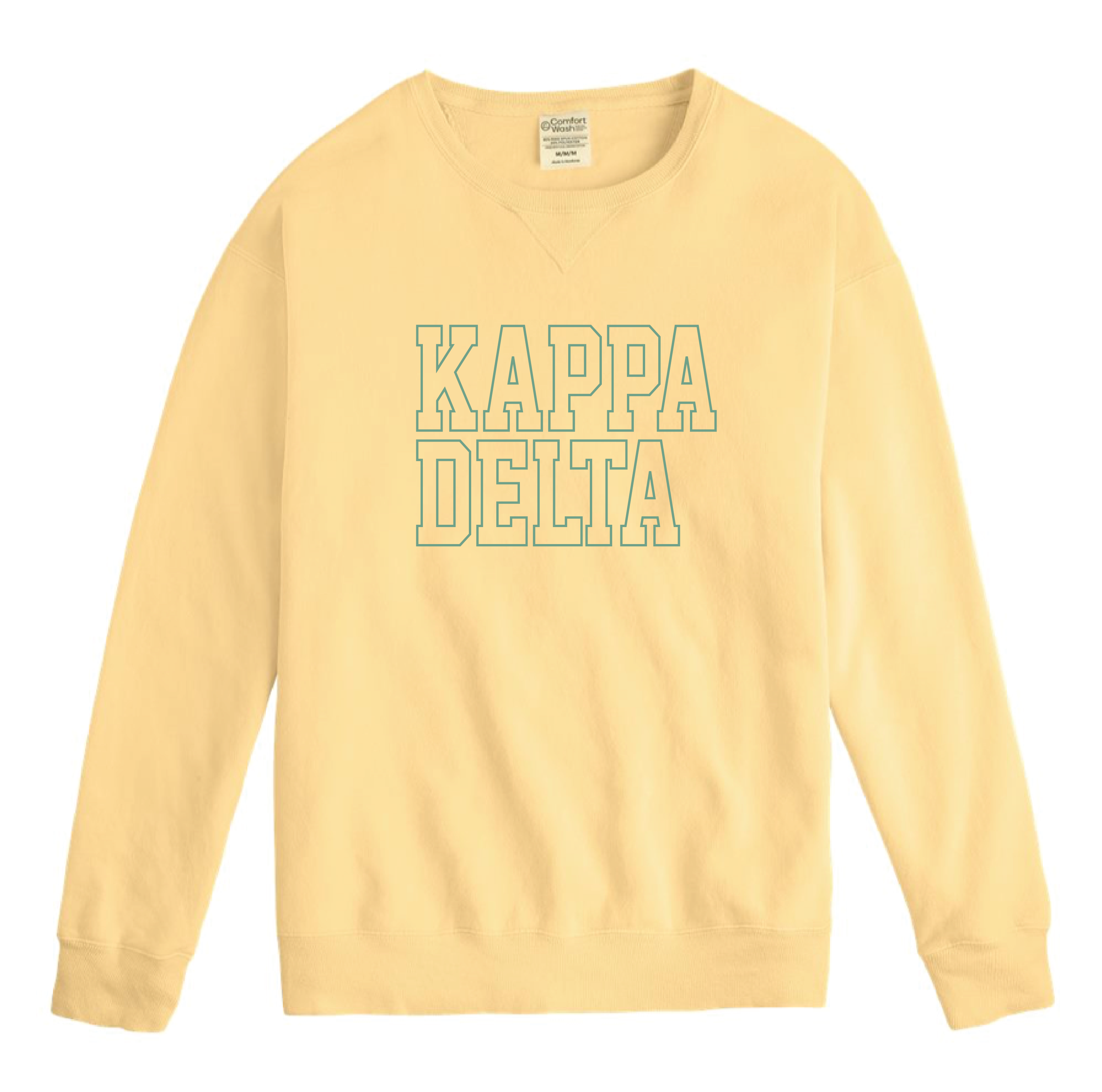 KD Block Letter Embroidered Crewneck