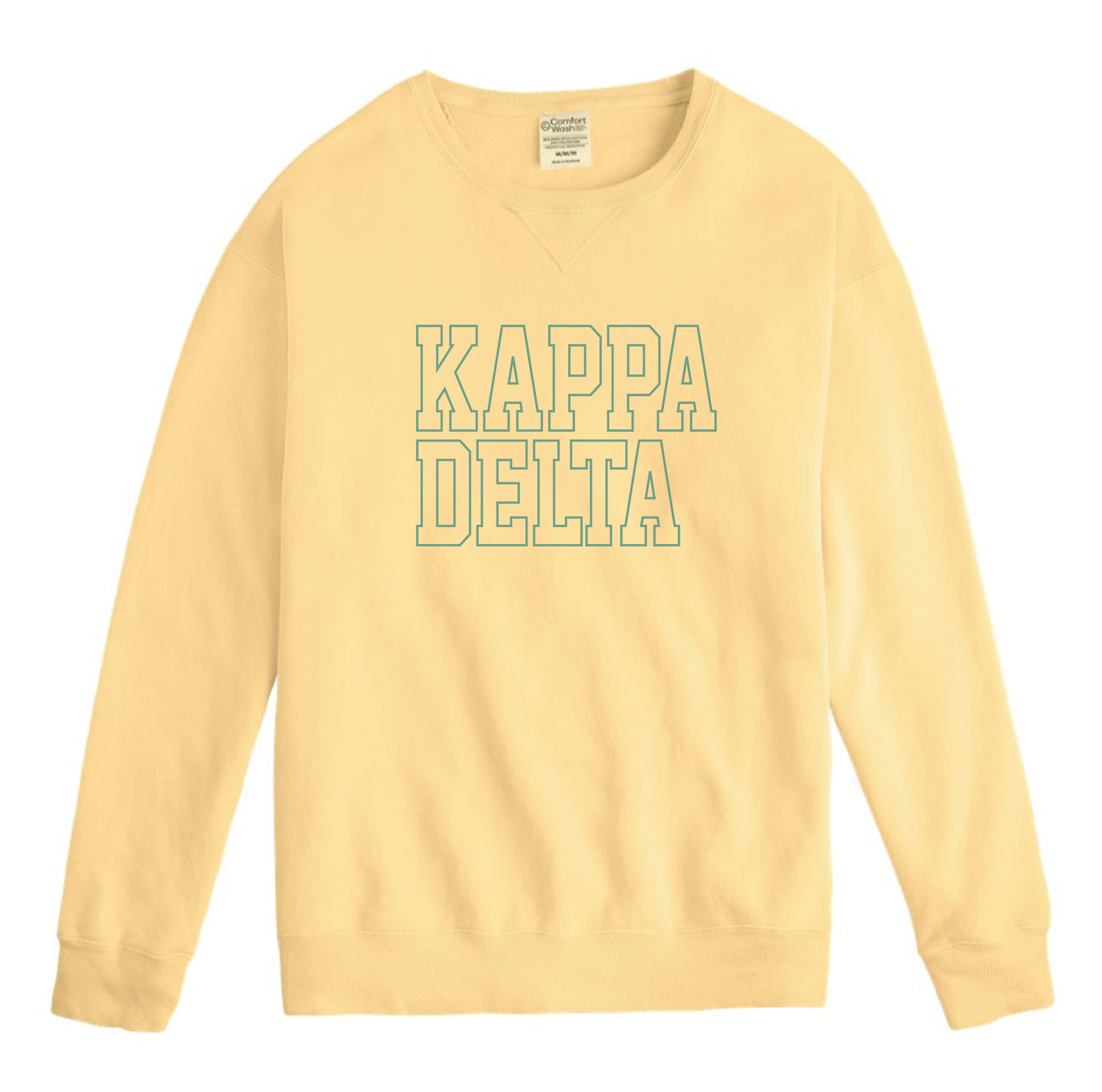 KD Block Letter Embroidered Crewneck