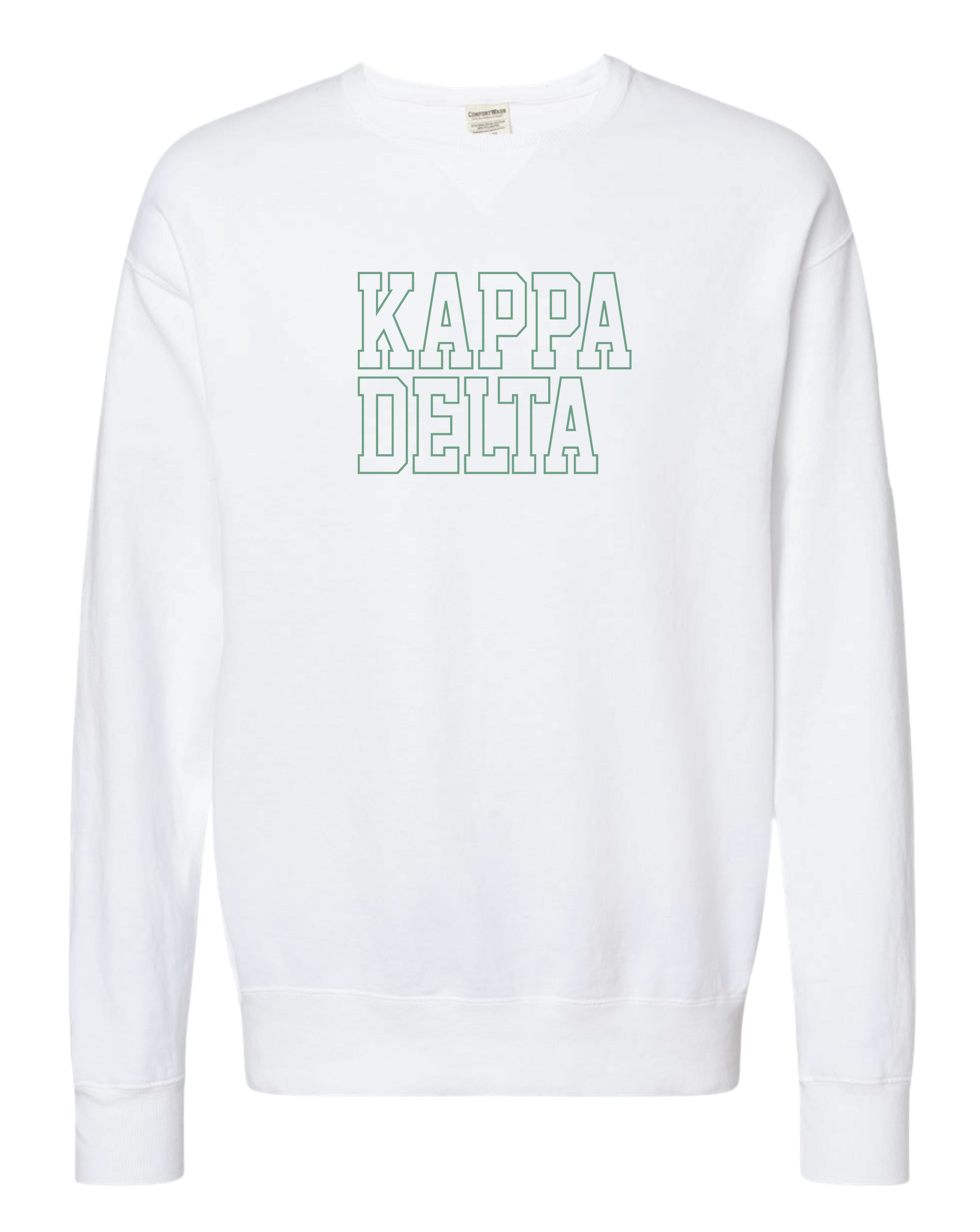 KD Block Letter Embroidered Crewneck