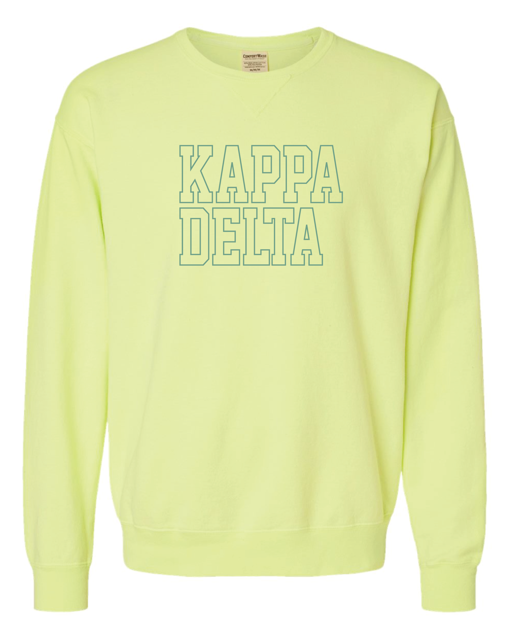 KD Block Letter Embroidered Crewneck