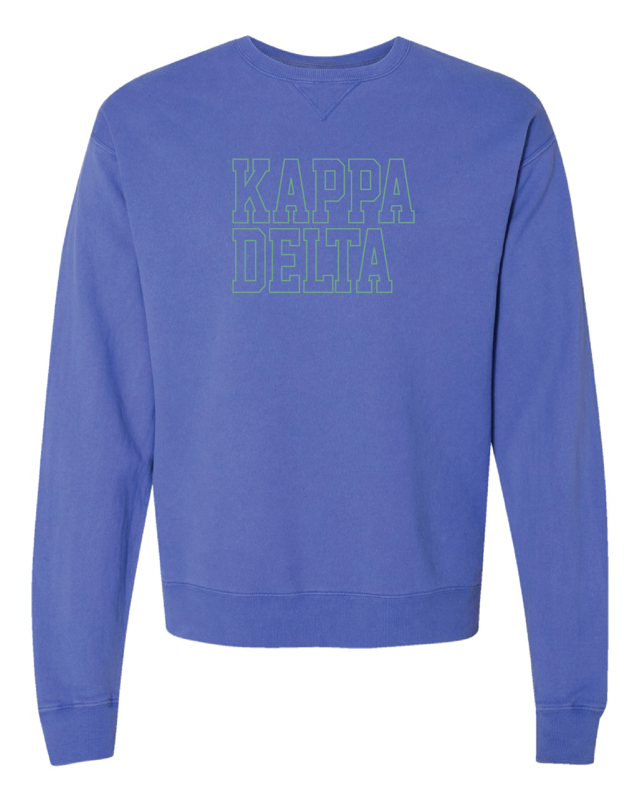 KD Block Letter Embroidered Crewneck