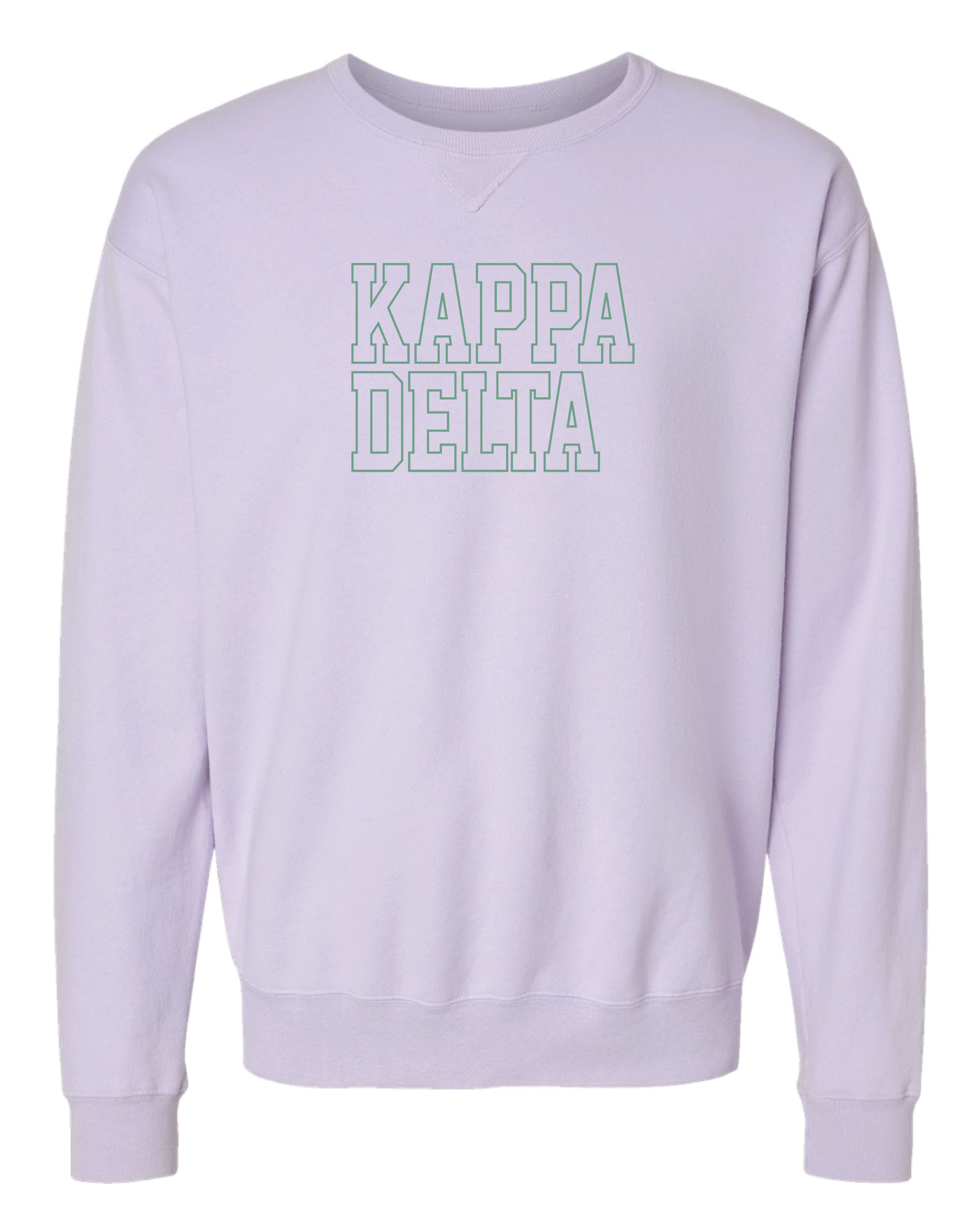 KD Block Letter Embroidered Crewneck