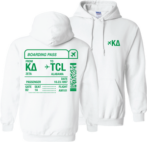 Boarding Pass Hoodie