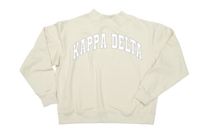 Sorority Twill Mockneck