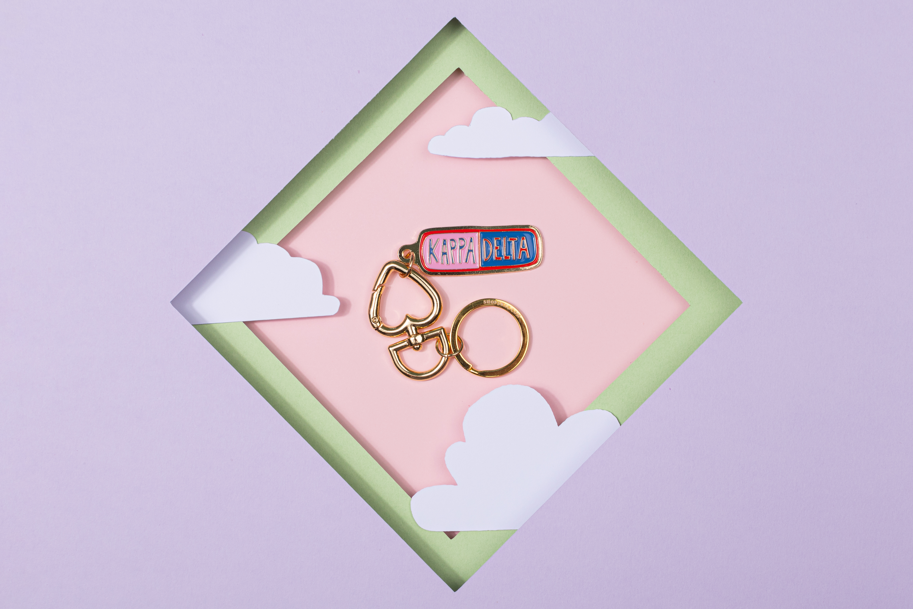 WS - Sorority Travel Enamel Keychain (set of 3 for each design) ($10 / $20)