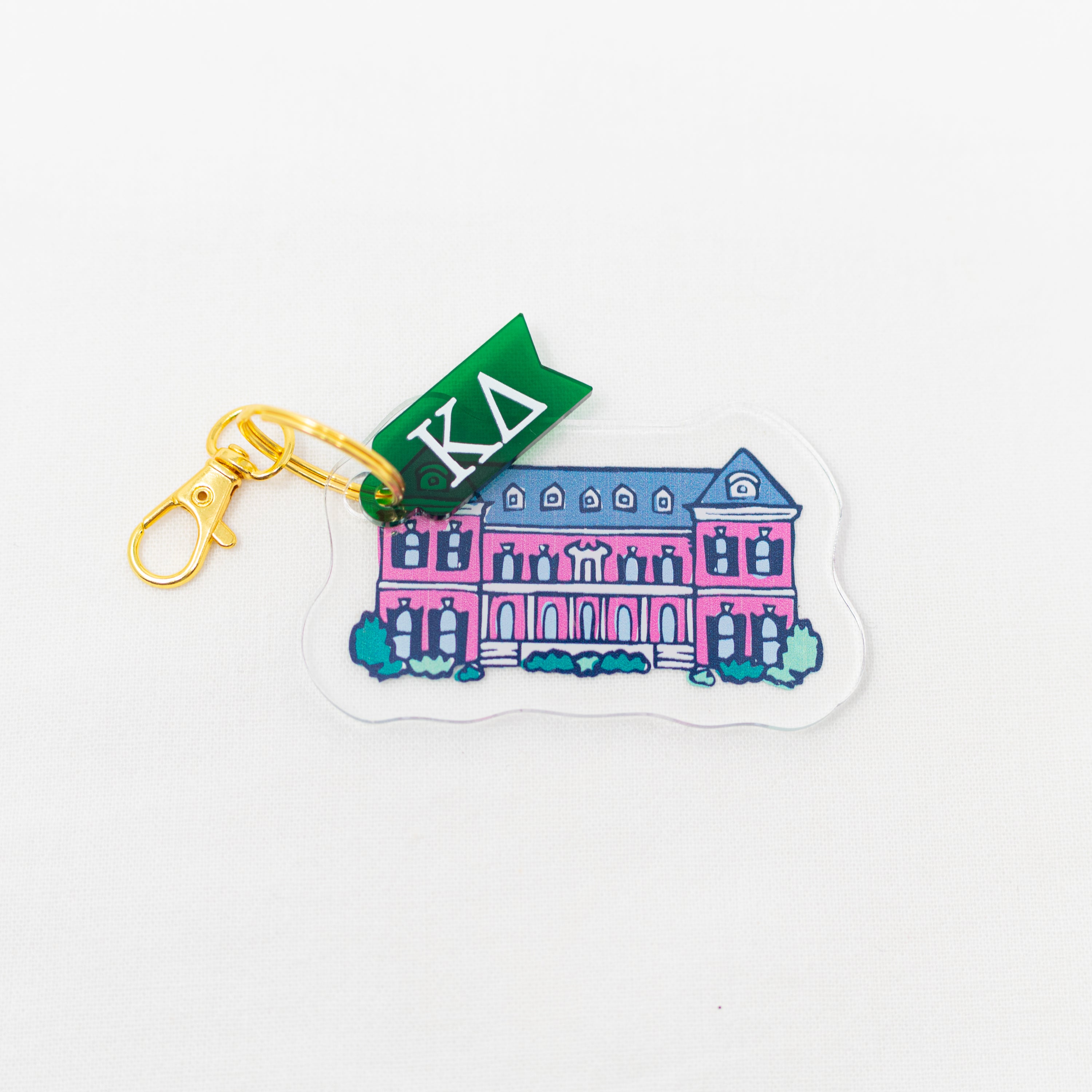 Sorority Acrylic House Keychains