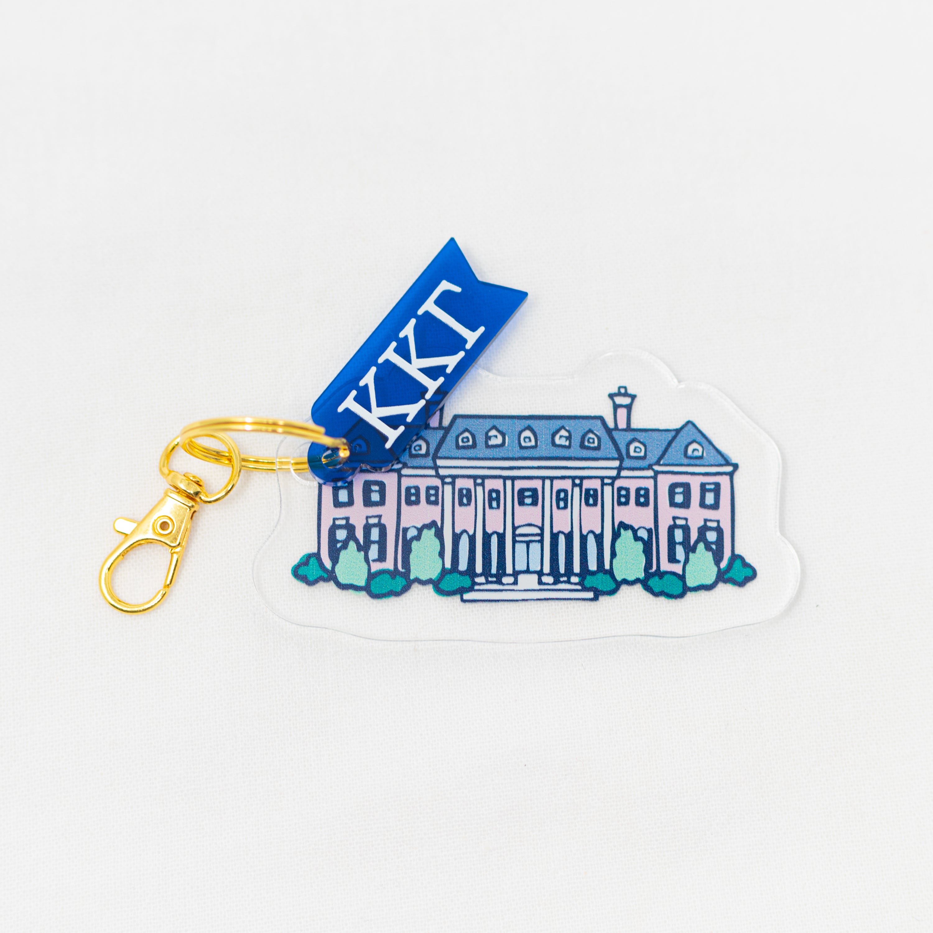 Sorority Acrylic House Keychains