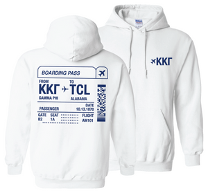 Boarding Pass Hoodie