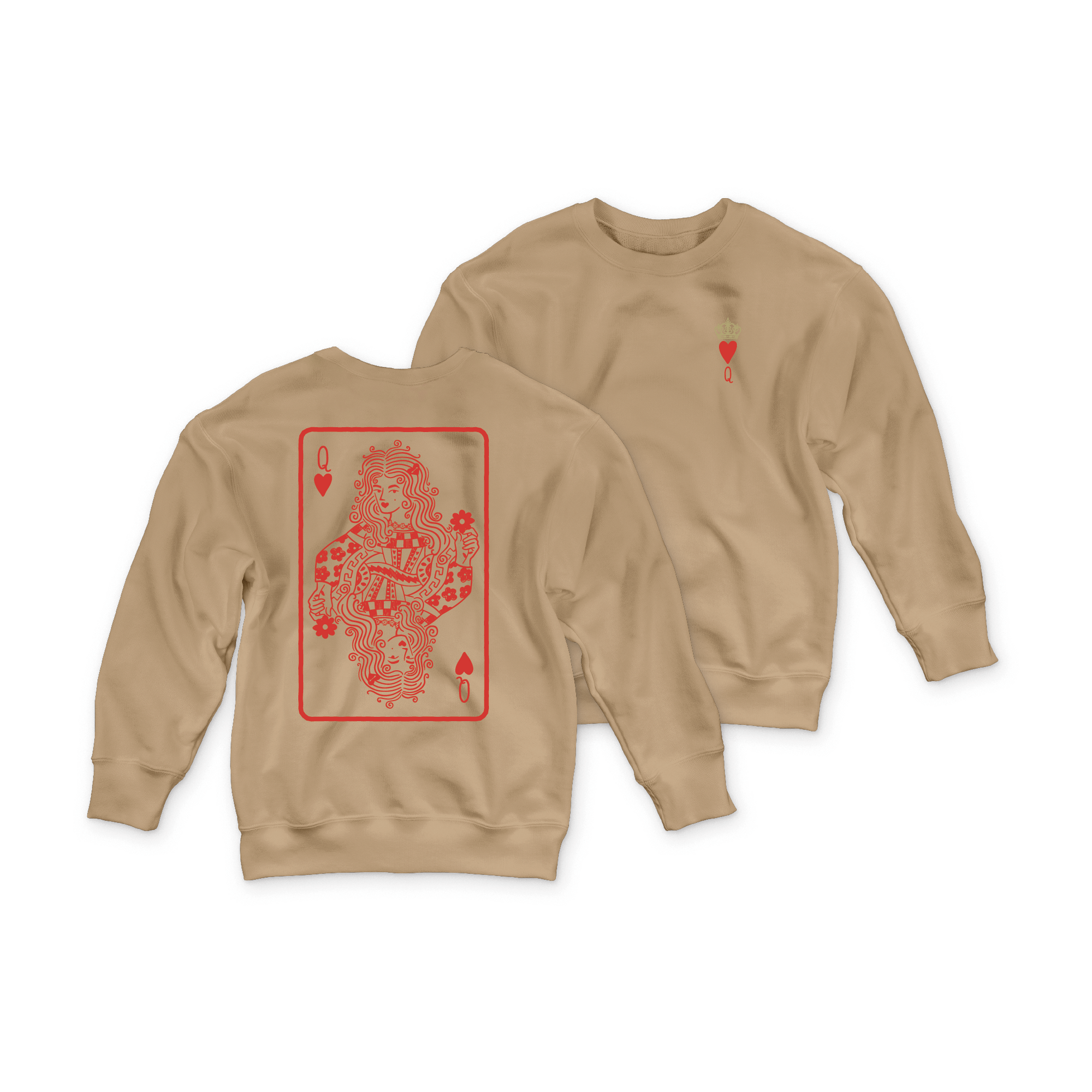 WS - Queen of hearts Crewneck