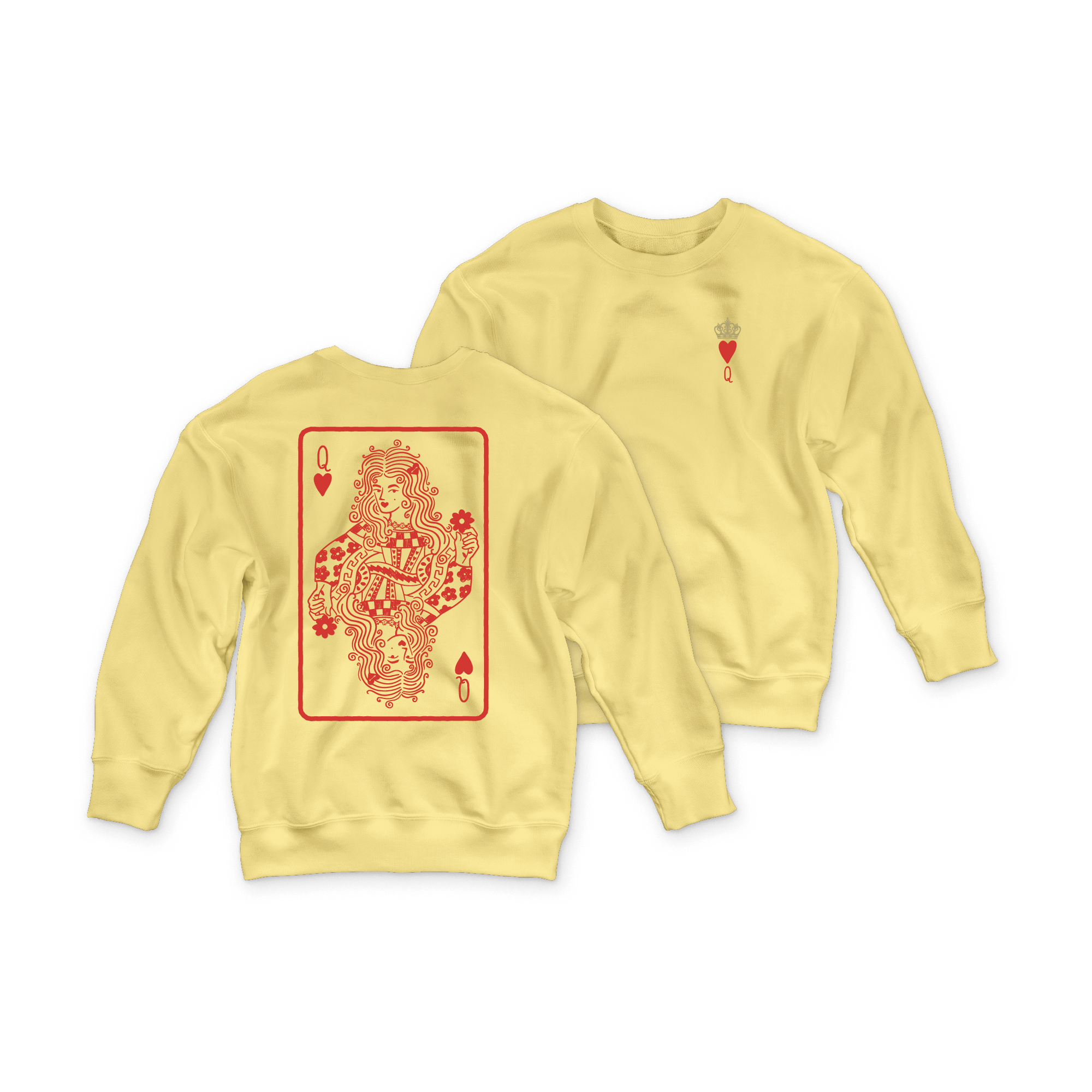 WS - Queen of hearts Crewneck