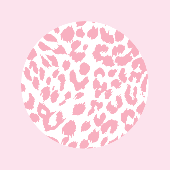 WS - coral leopard Print Coaster Set of 4 coasters (min qty of 3 sets) $20 / $40 per set