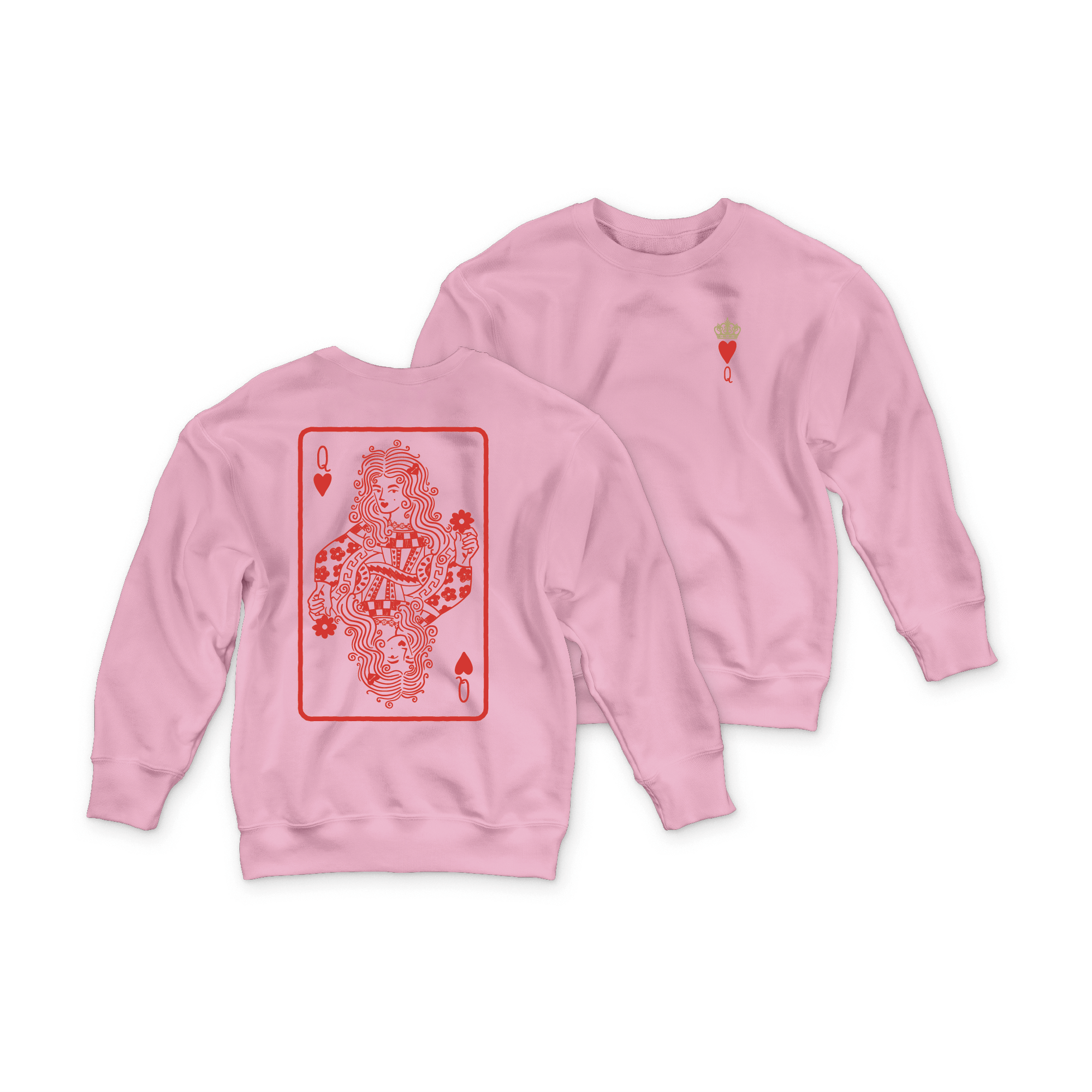 WS - Queen of hearts Crewneck