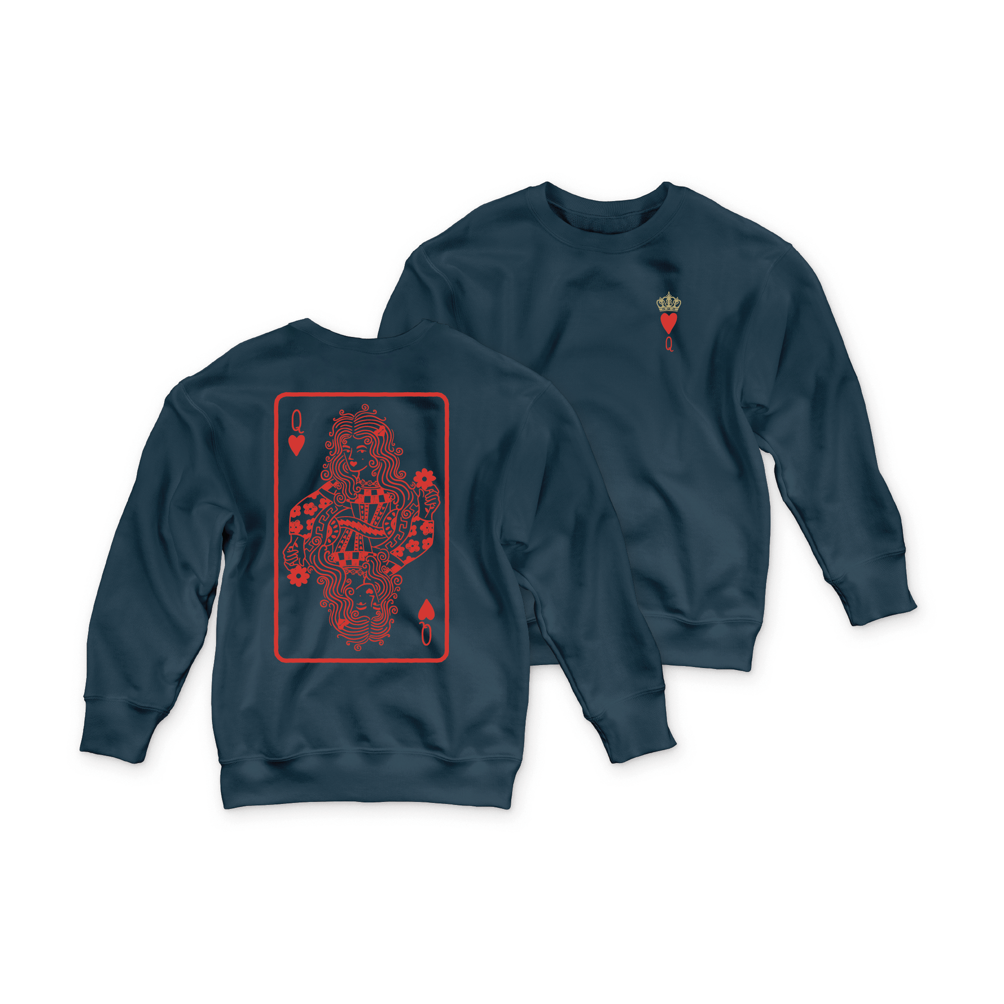 WS - Queen of hearts Crewneck