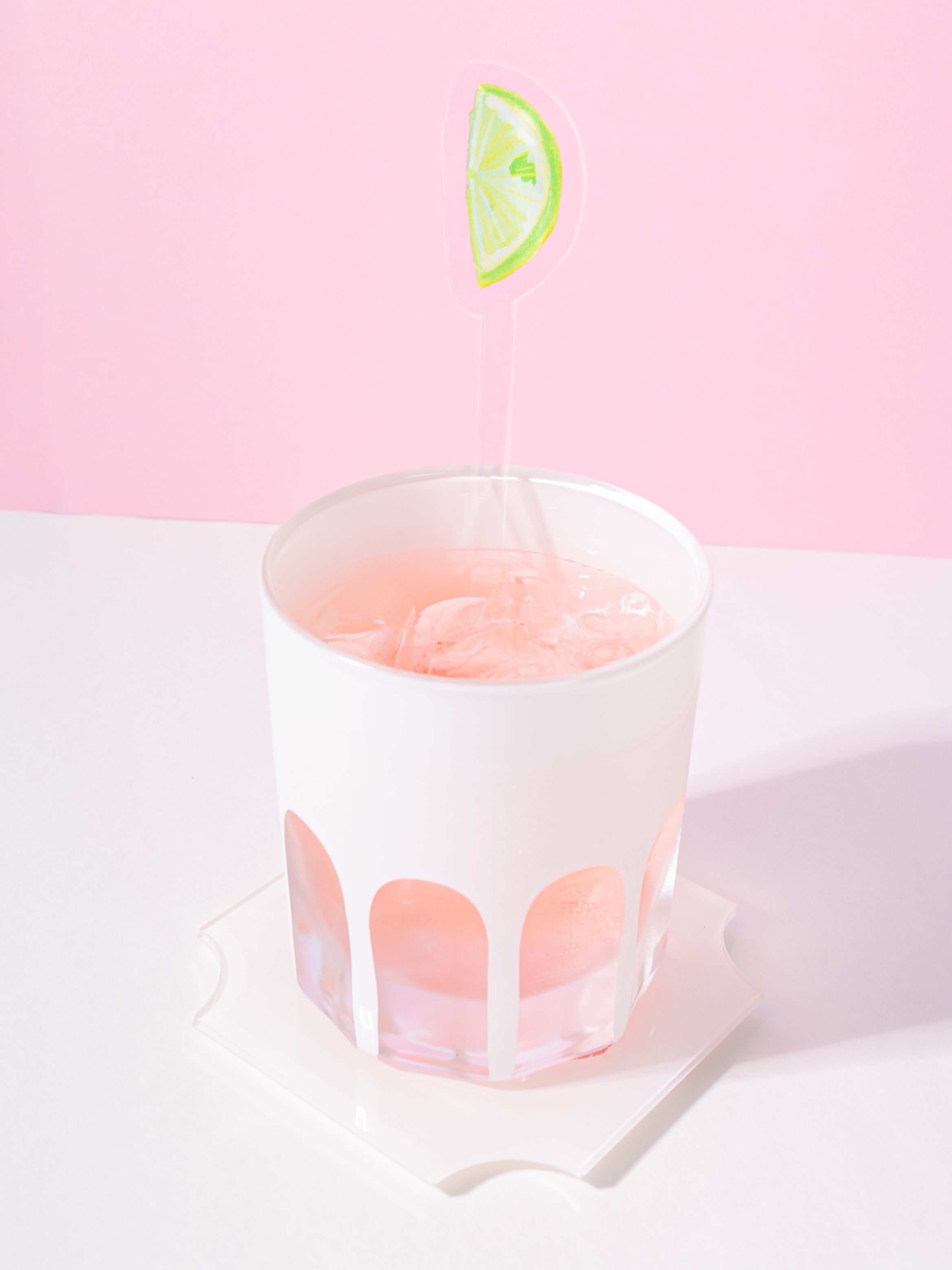 WS - Lime Acrylic Stir Stick