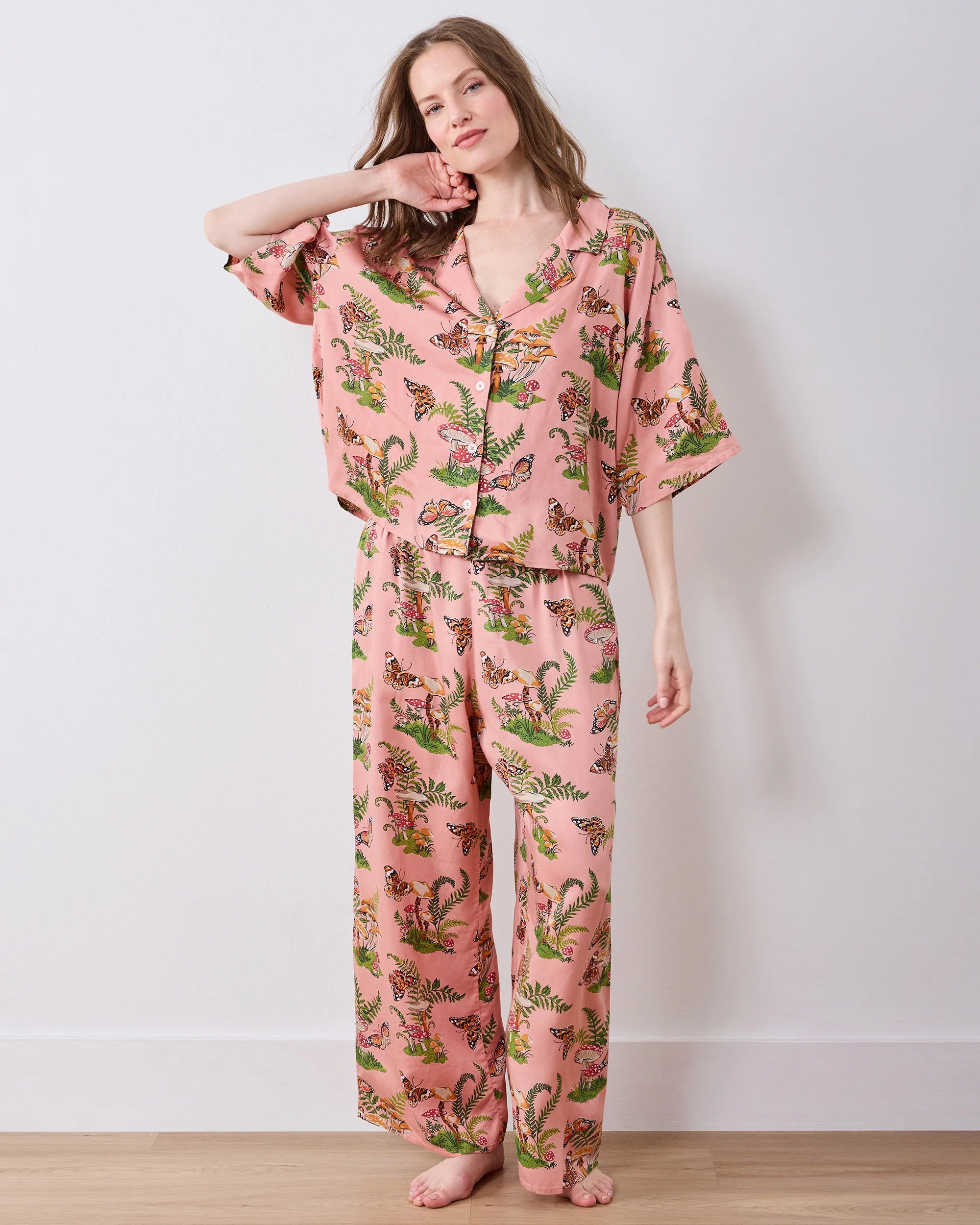 Eco Satin Wildest Dreams Set in Butterfly Forager