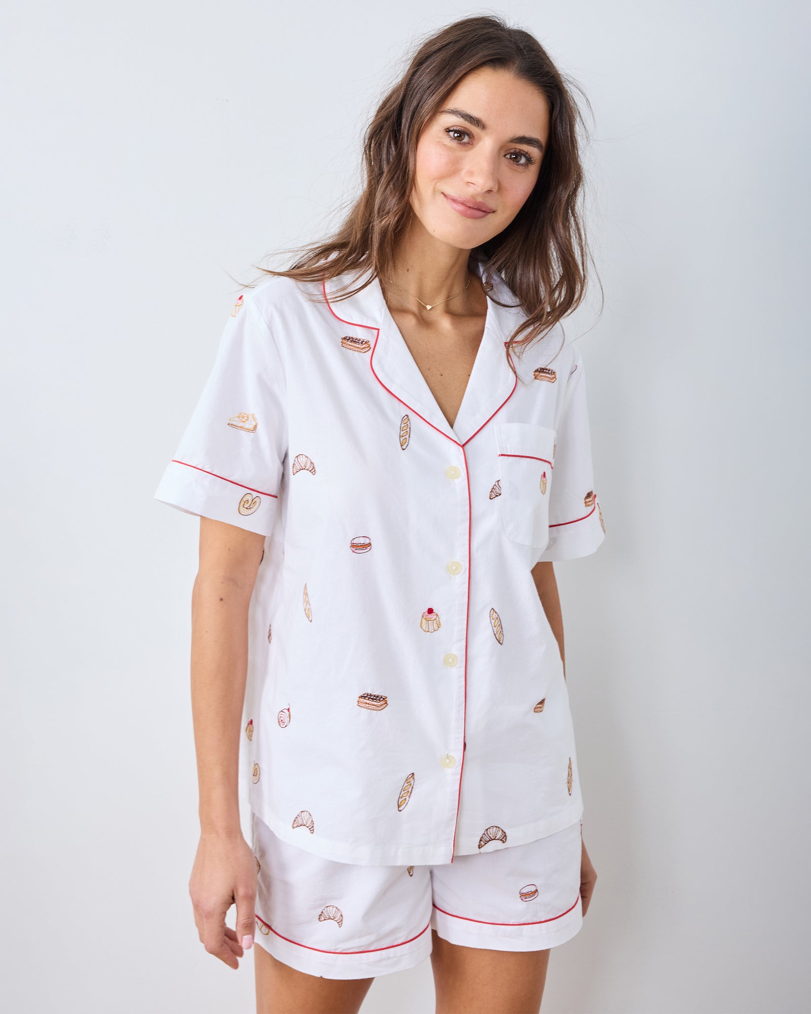 Short PJ Set in Freshly Baked