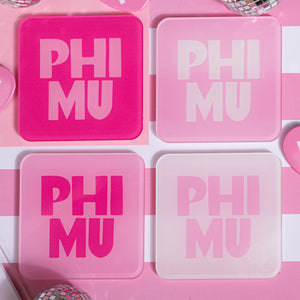 WS - Pop Acrylic Coaster (min qty of 3) $20 / $40