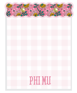 Block Print Sorority Notepads