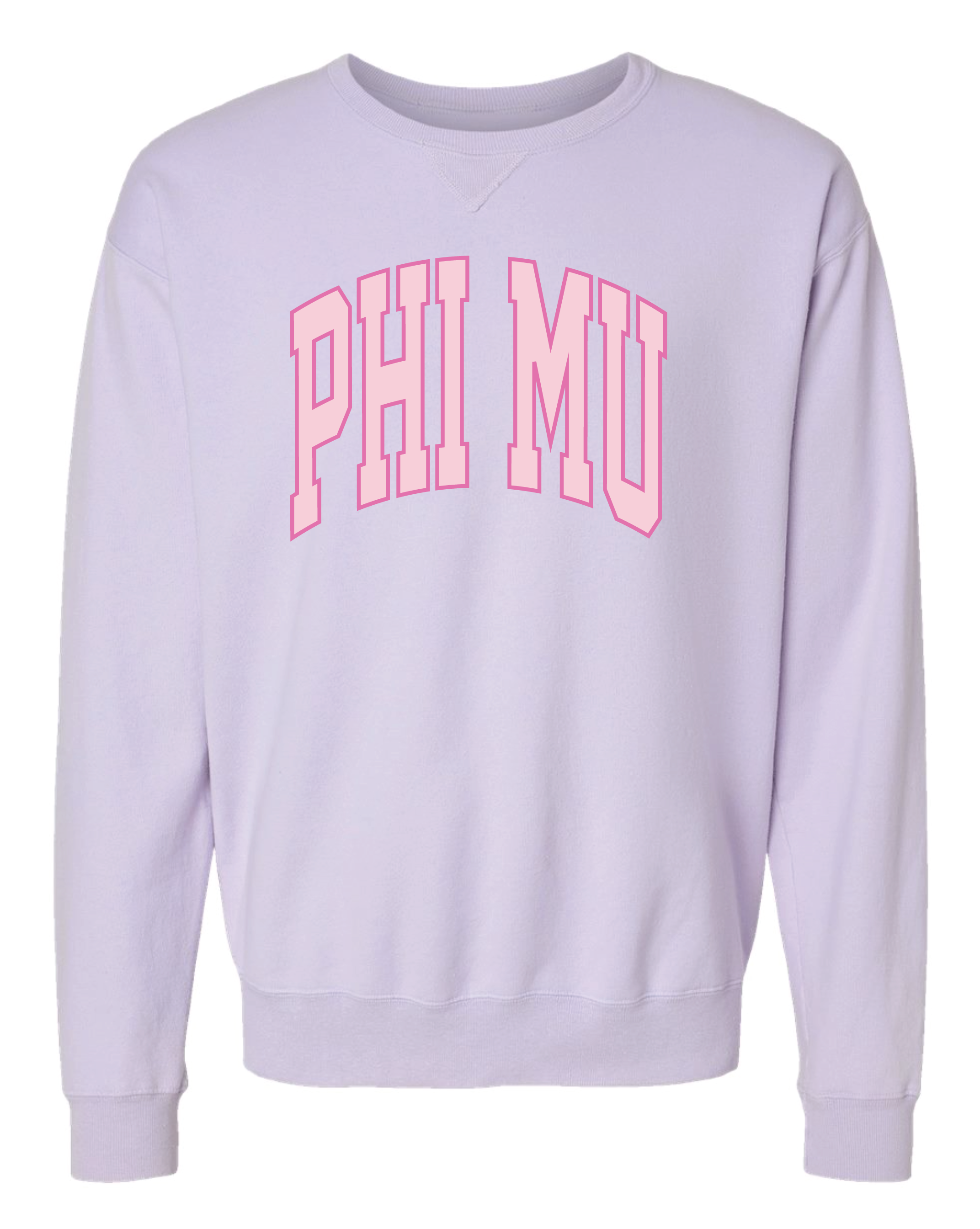 Phi Mu Varsity Letters Crewneck