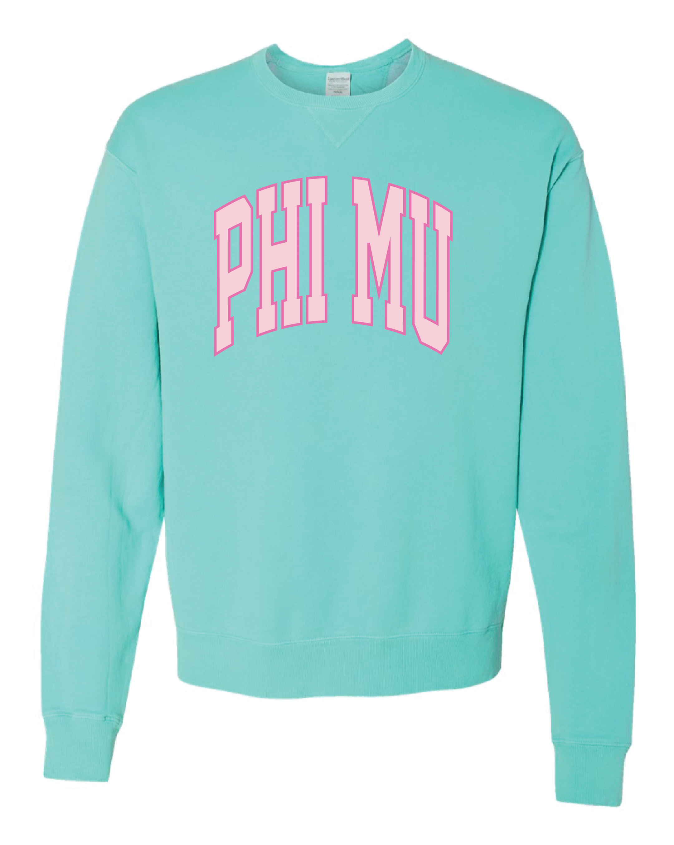 Phi Mu Varsity Letters Crewneck