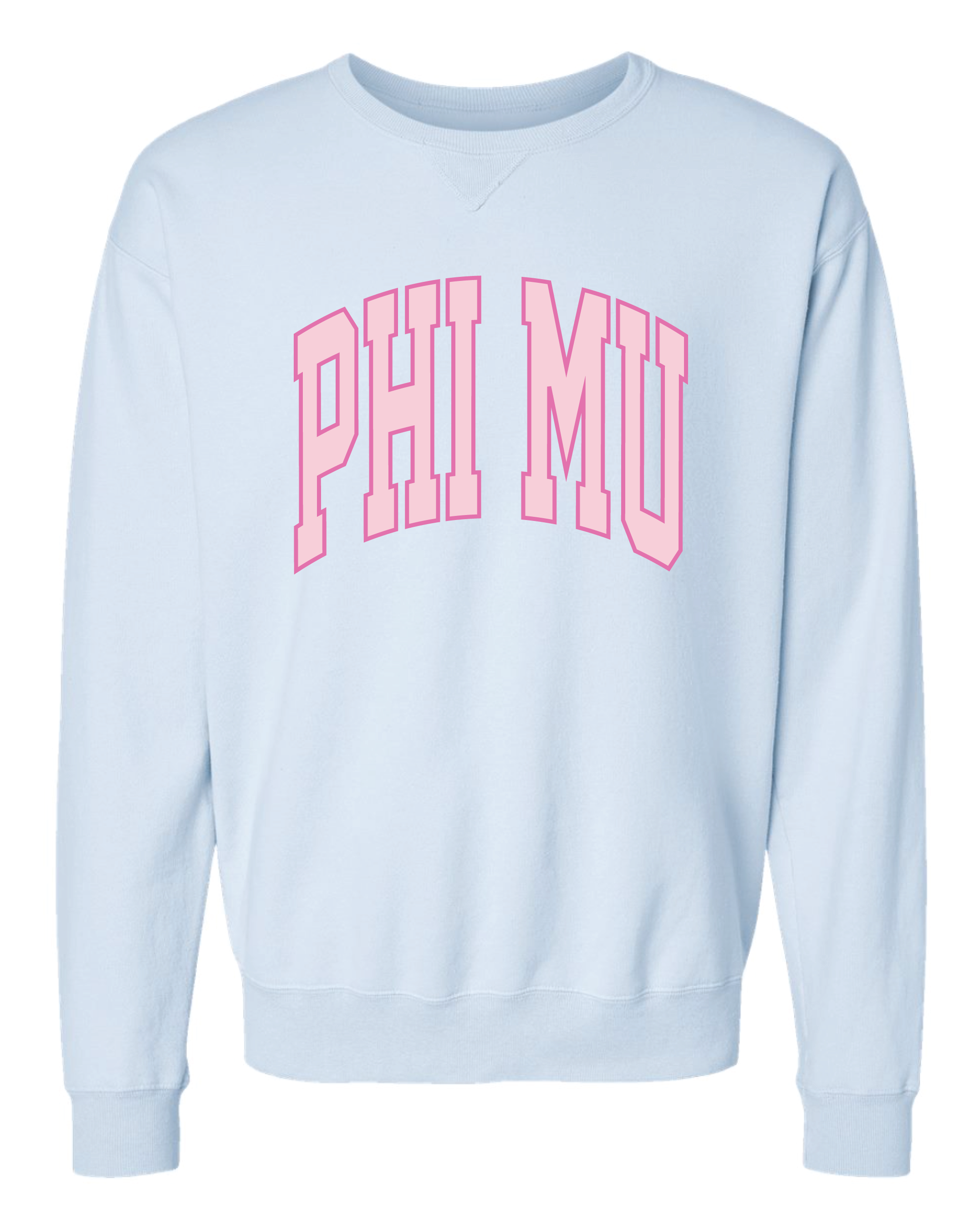 Phi Mu Varsity Letters Crewneck