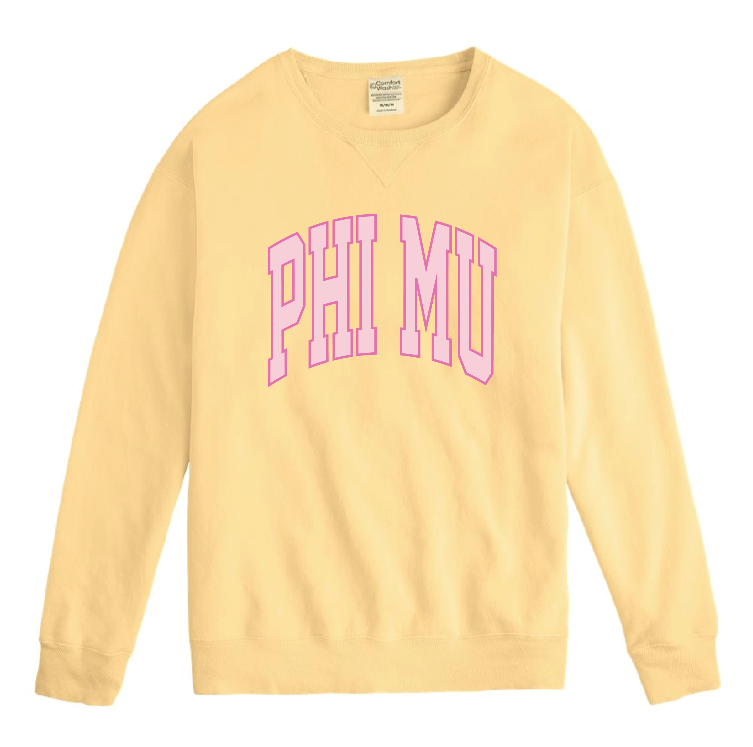Phi Mu Varsity Letters Crewneck