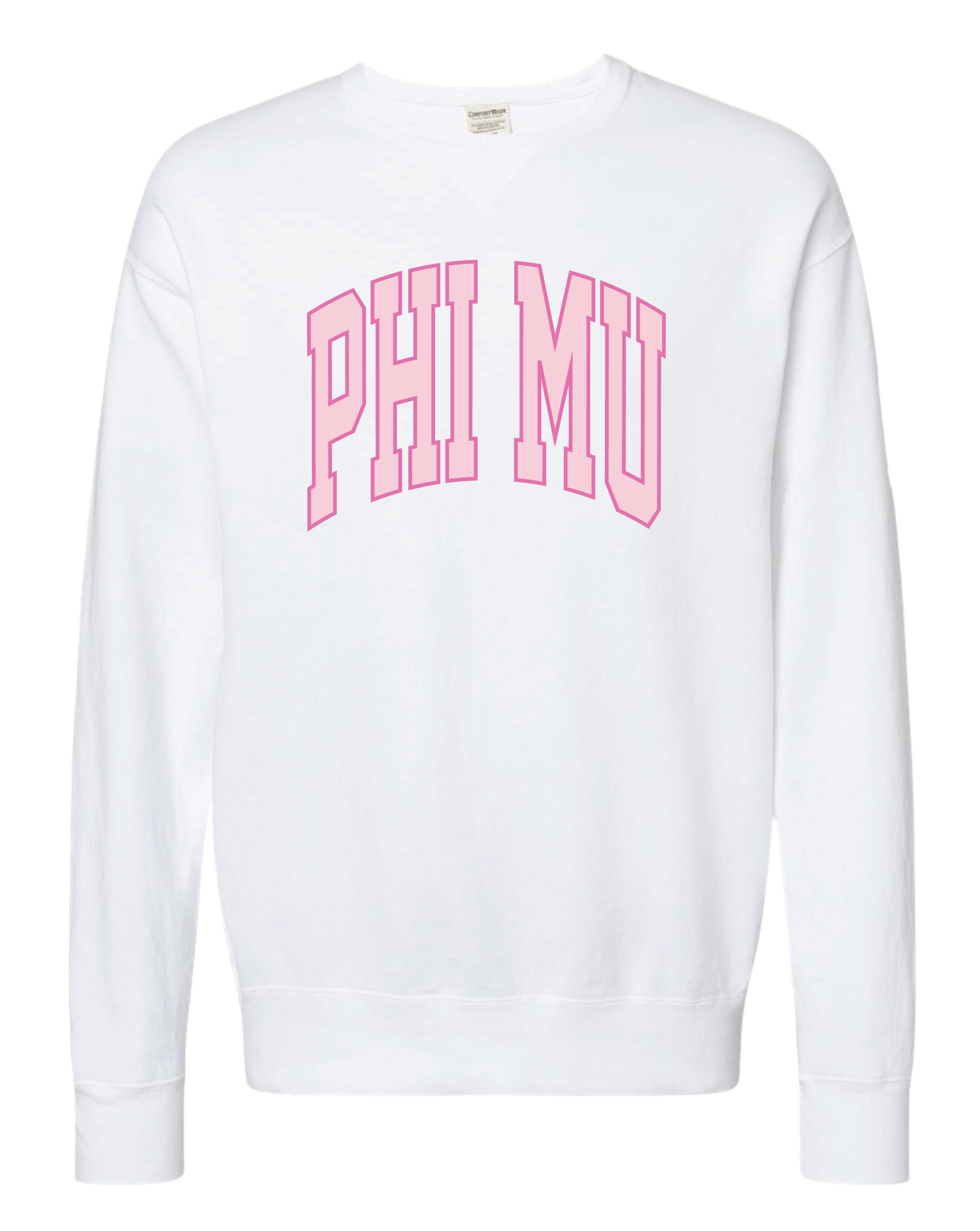 Phi Mu Varsity Letters Crewneck