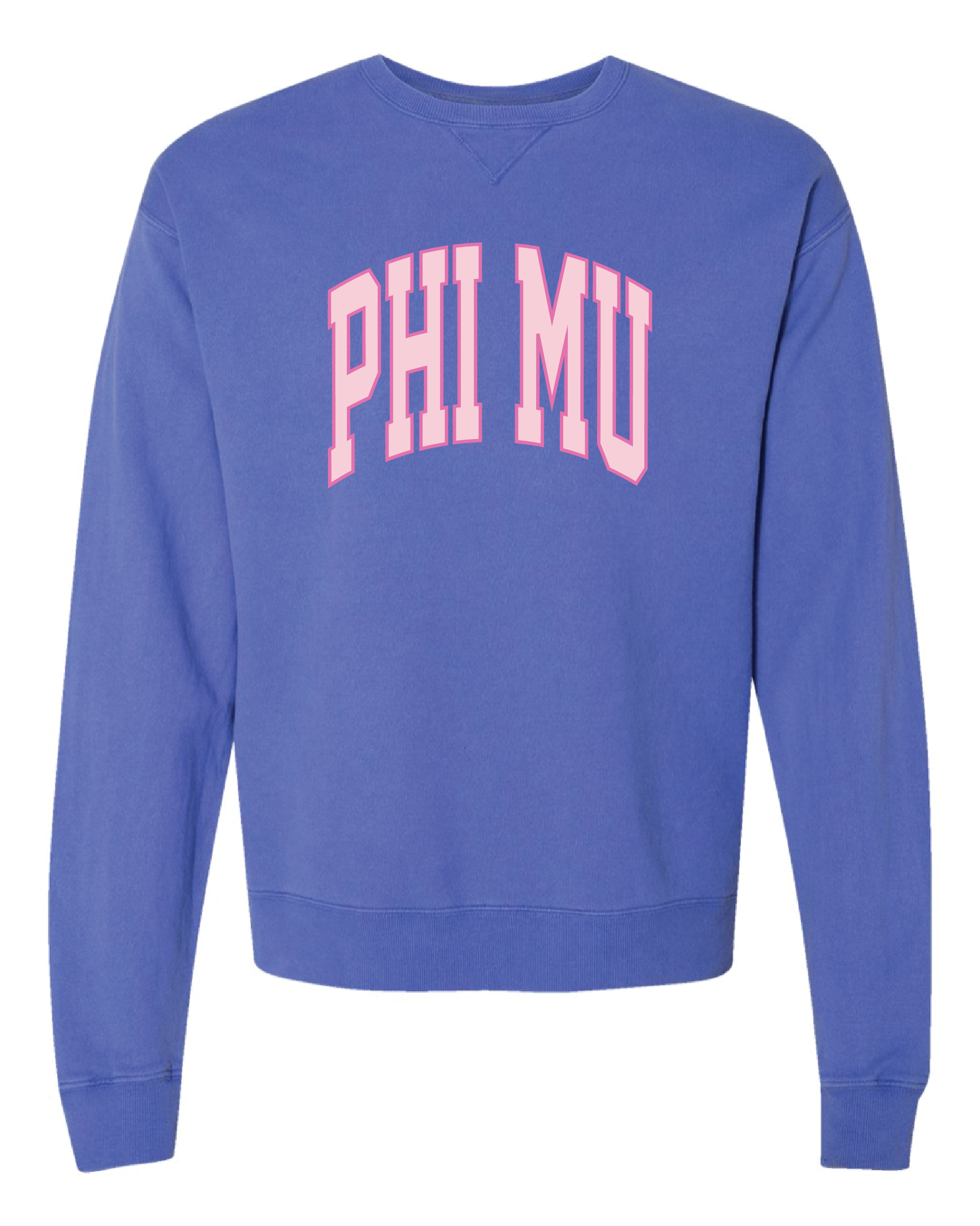 Phi Mu Varsity Letters Crewneck